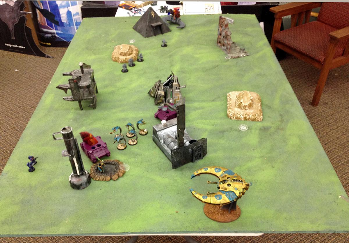 Battle Report, Necrons, Space Marines, Warhammer 40,000