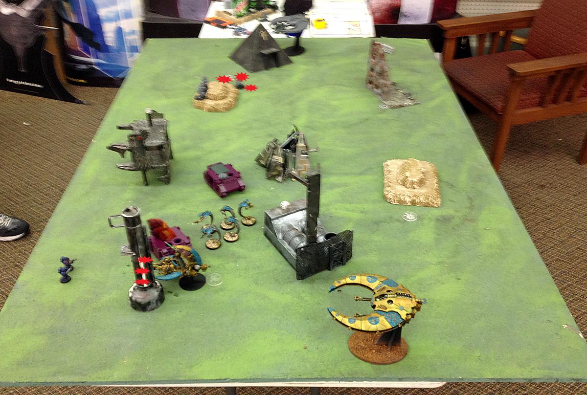 Battle Report, Necrons, Space Marines, Warhammer 40,000