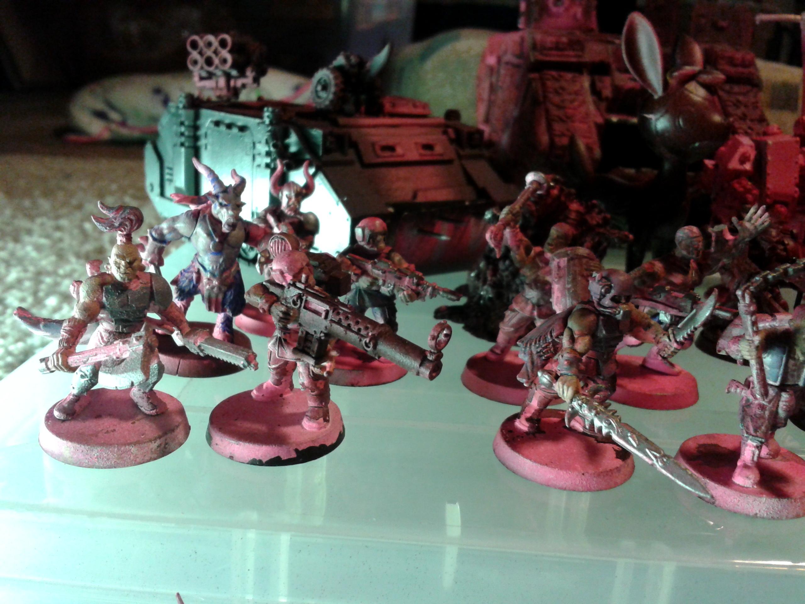 Chaos Space Marines, Cultists, Lost And The Damned, Pink, Traitor