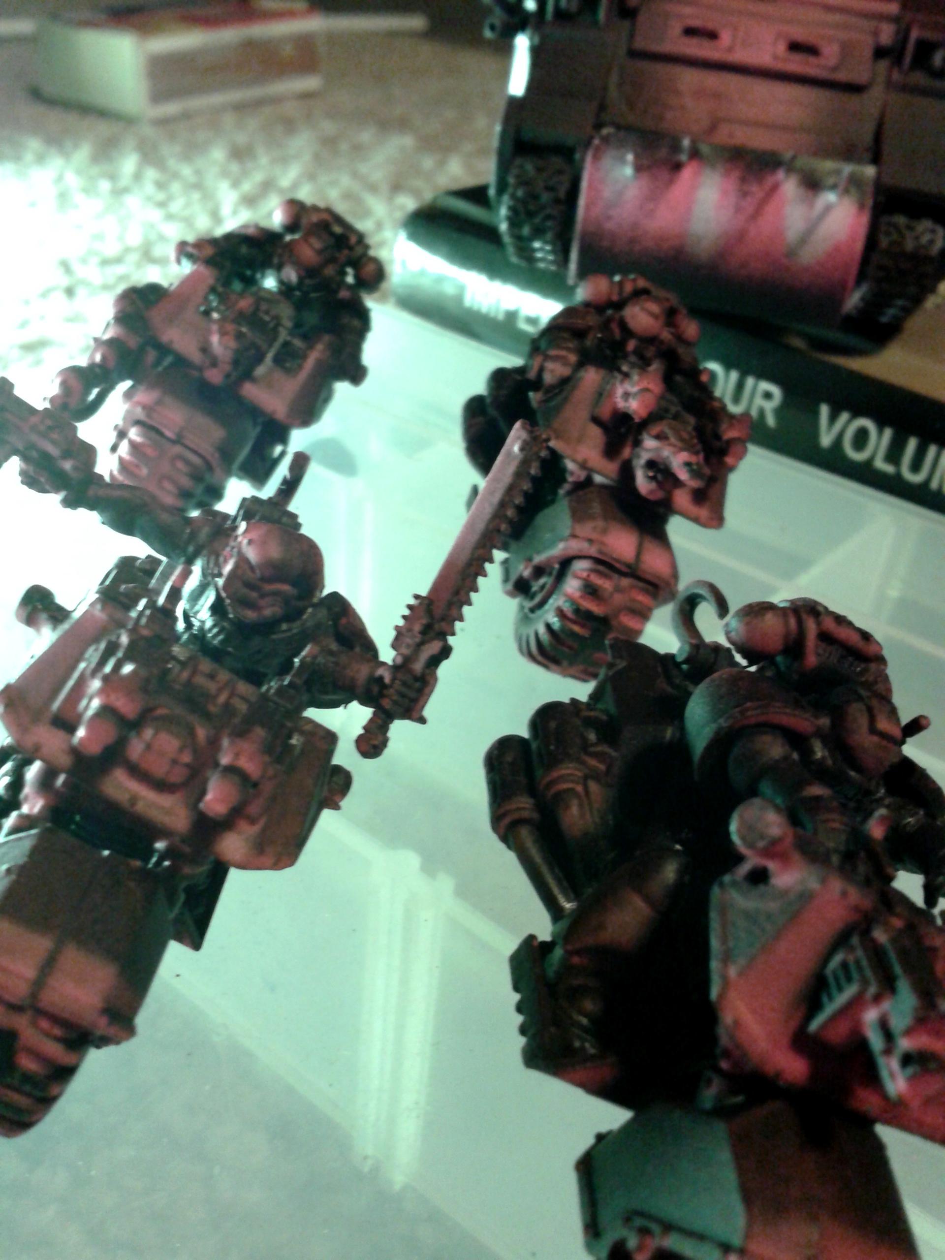 Bike, Chaos Space Marines, Pink