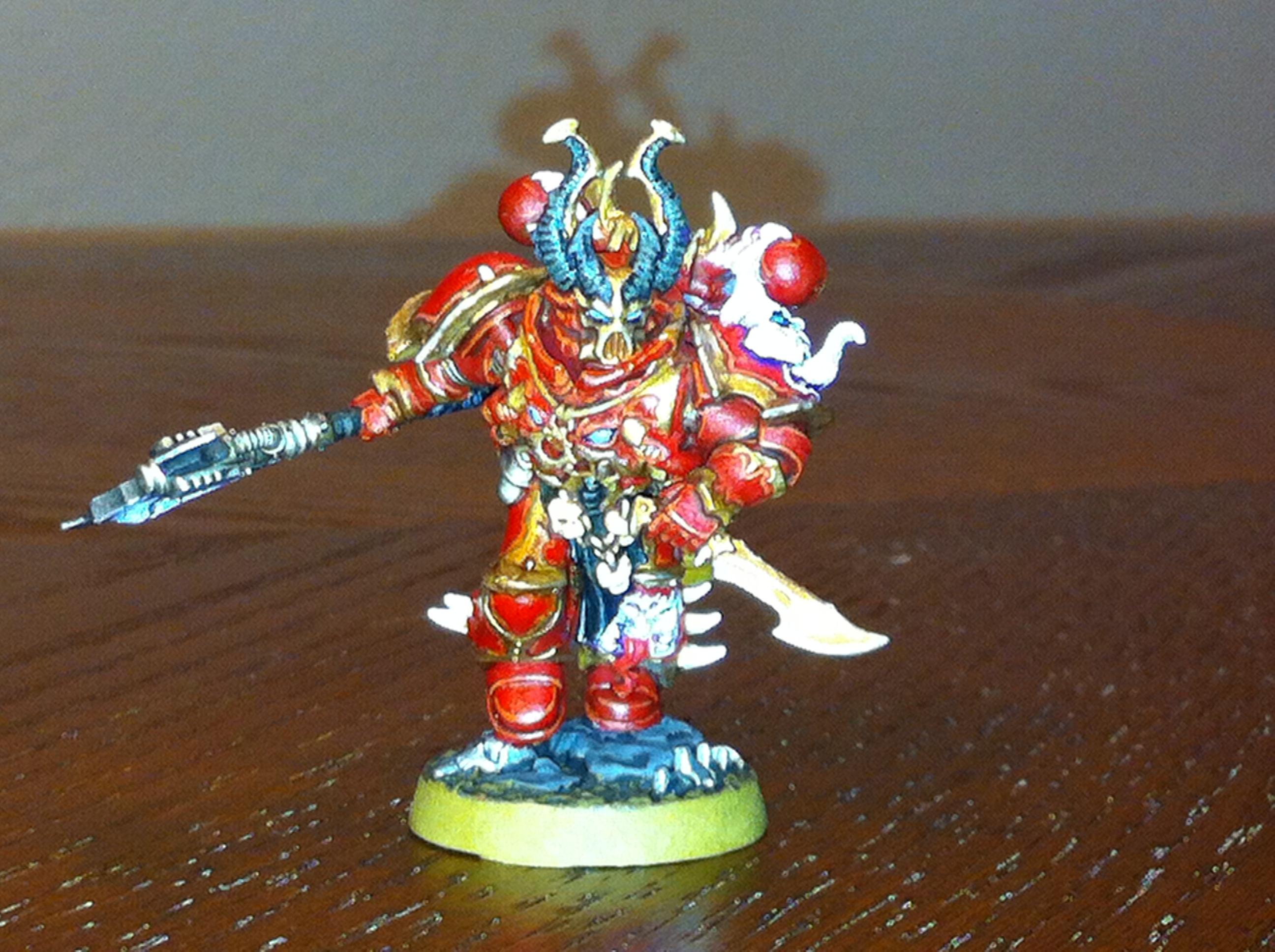 flash on shot to emphasize the armor highlights