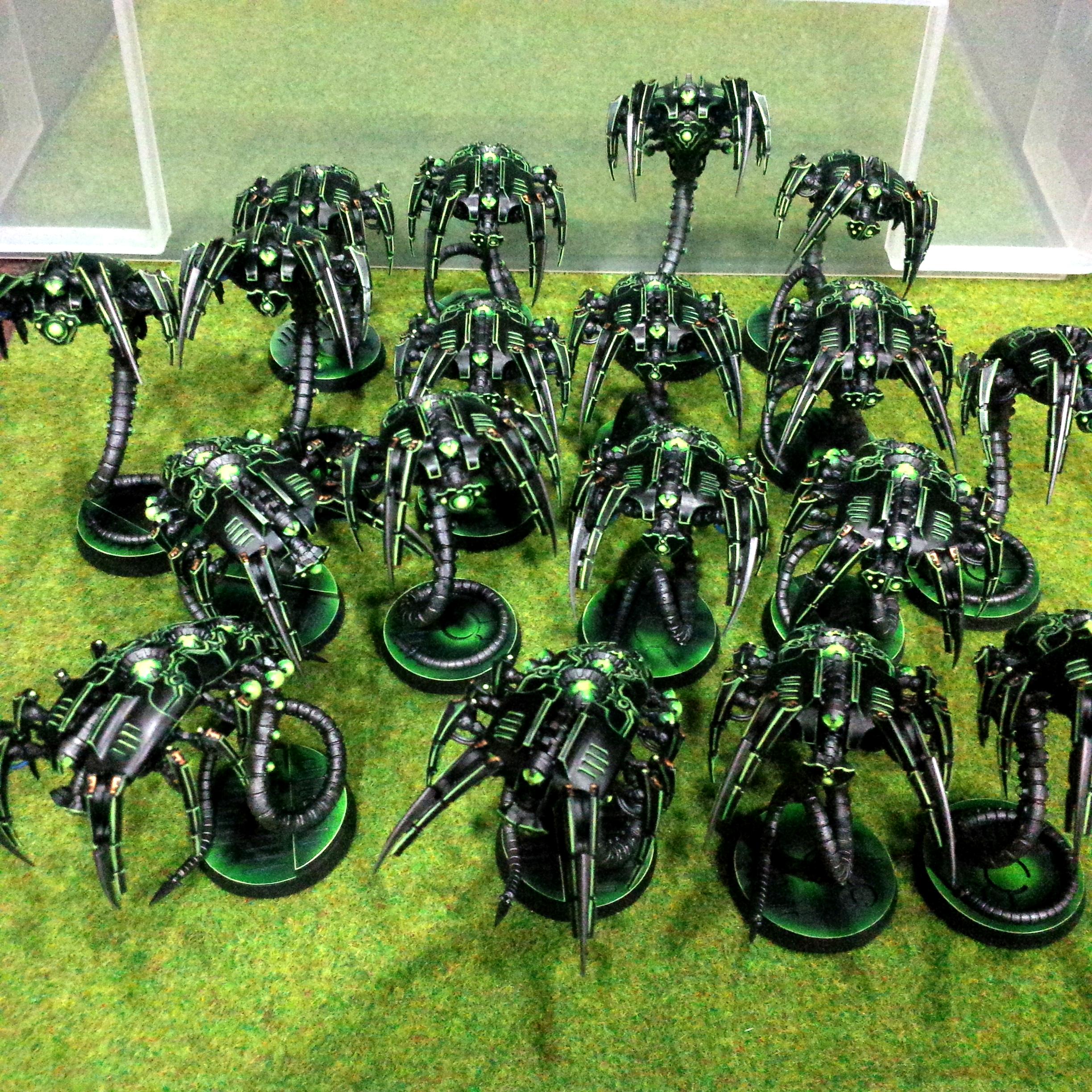Black, Green, Necrons, Wraiths