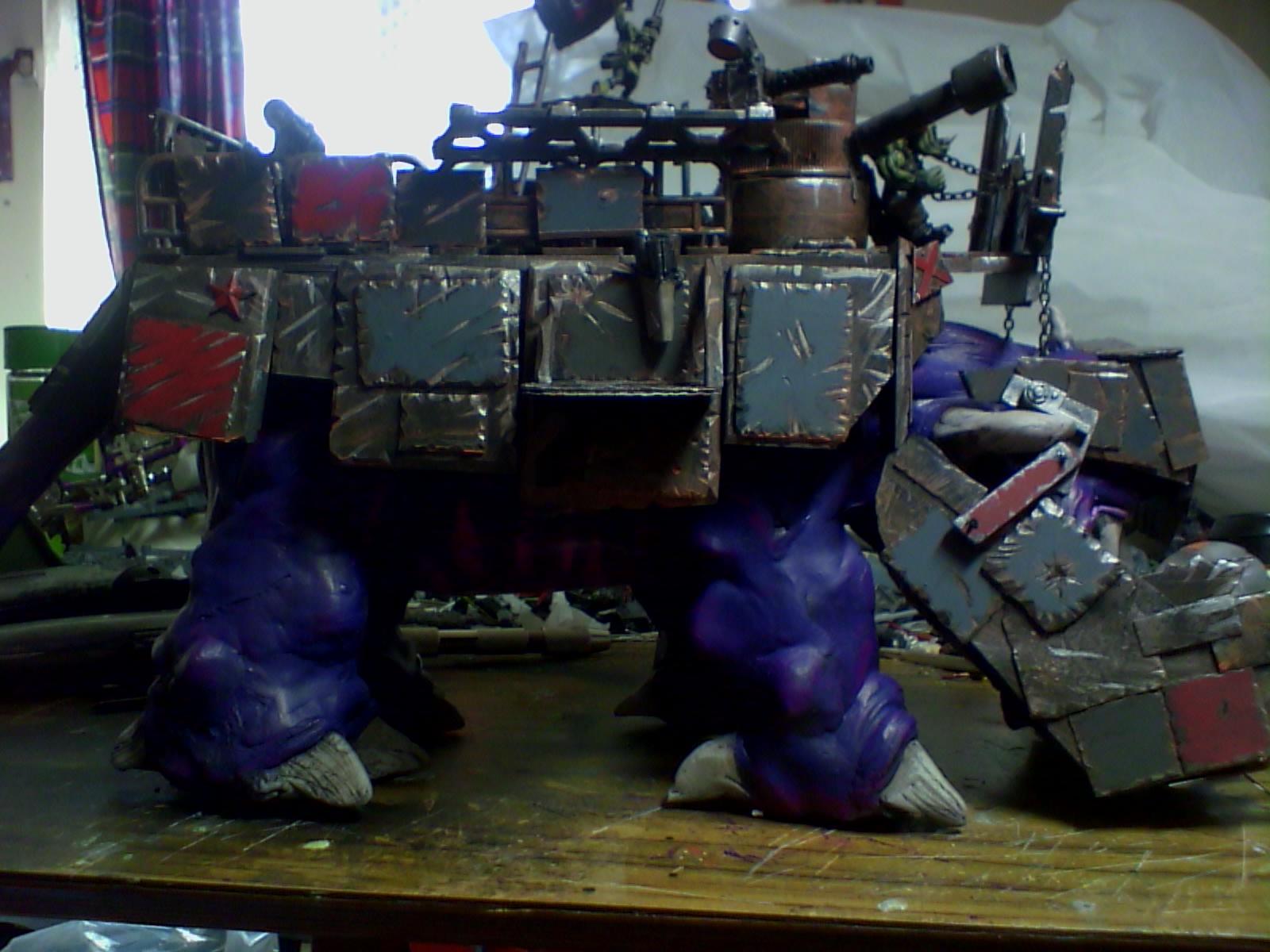 Conversion, Orks, Scratch Build, Squiggoth