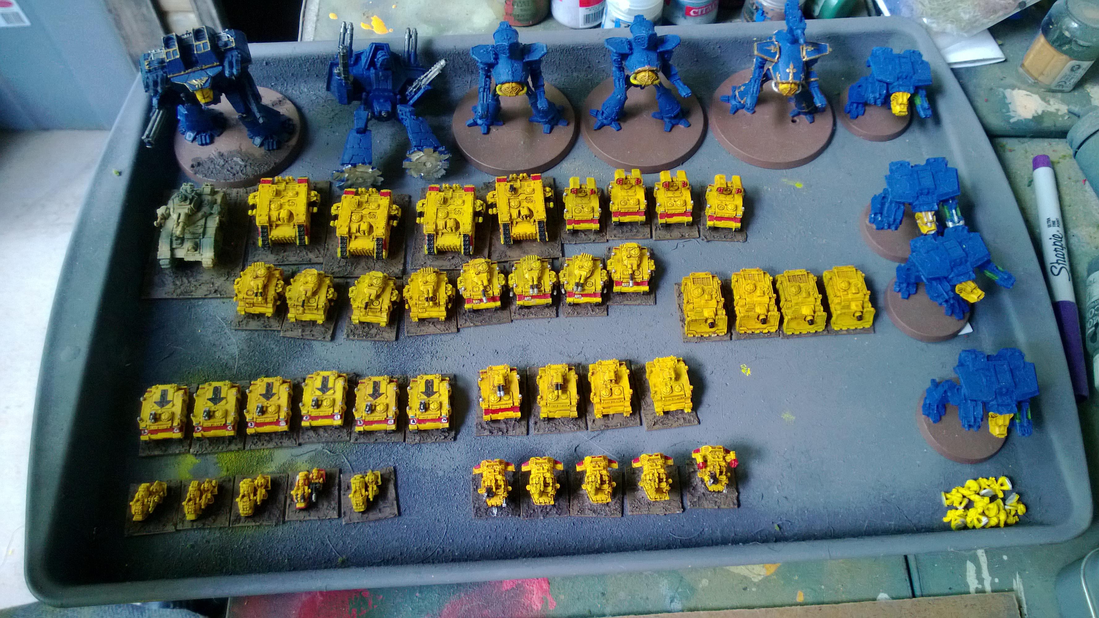 Army, Epic, Imperial Fists, Space Marines, Warhammer 40,000