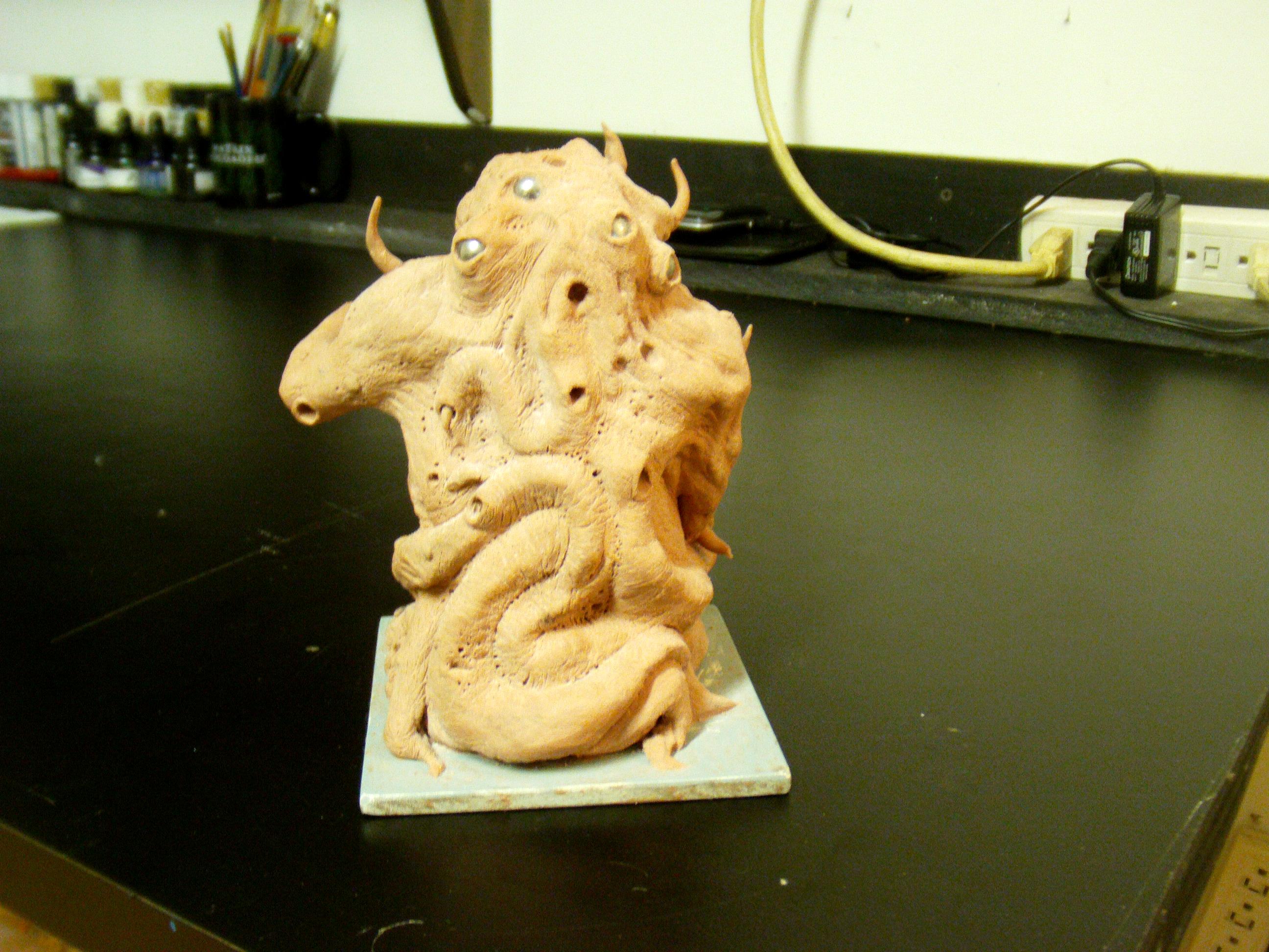 nurgle scuplt back view  w.i.p