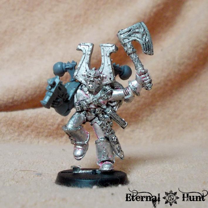 Chaos, Chaos Space Marines, Khorne, Khorne Berzerker, Metal, Out Of Production, Vintage, Warhammer 40,000, Work In Progress, World Eaters