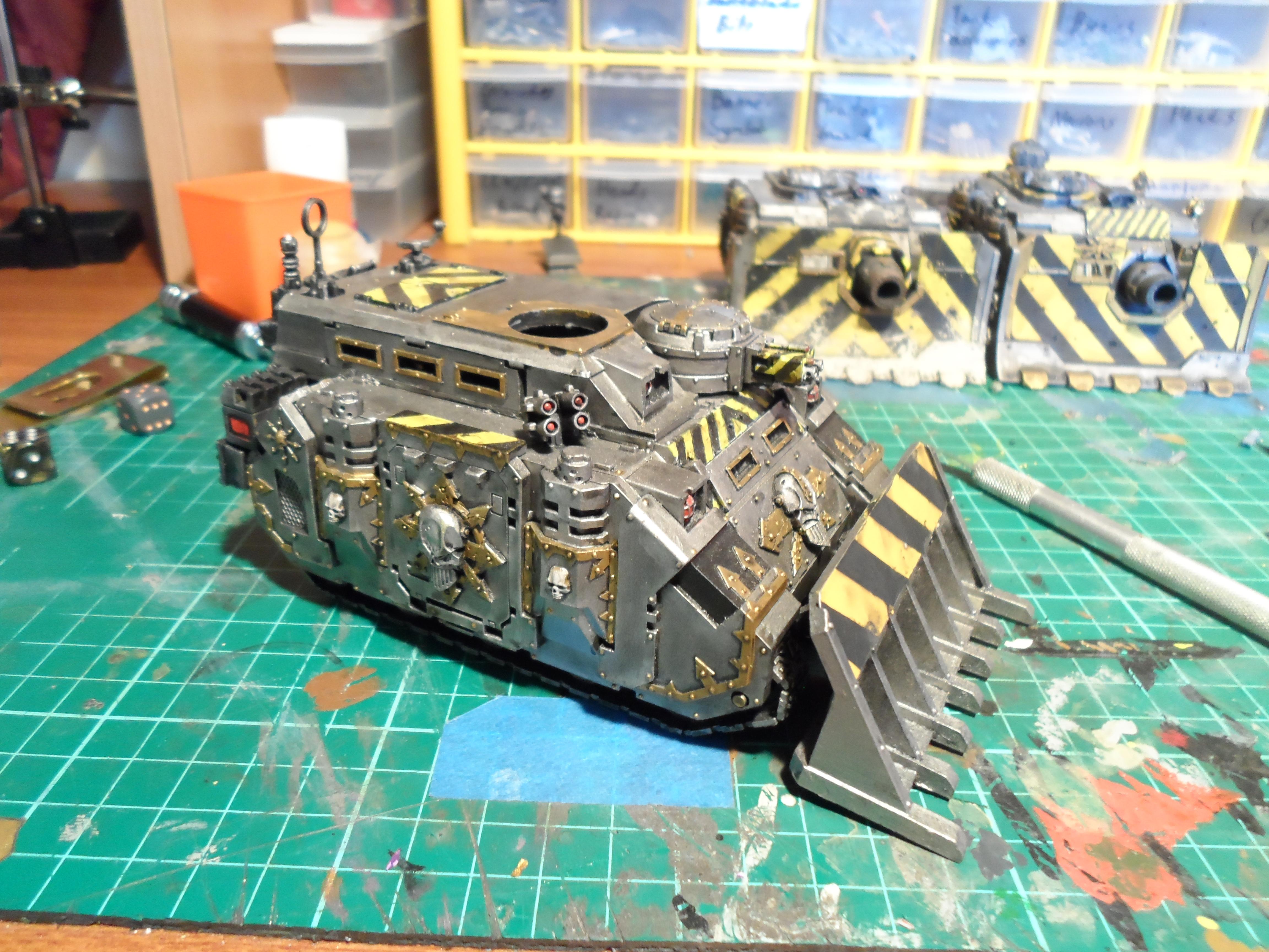 Chaos, Chaos Space Marines, Iron Warriors, Rhino
