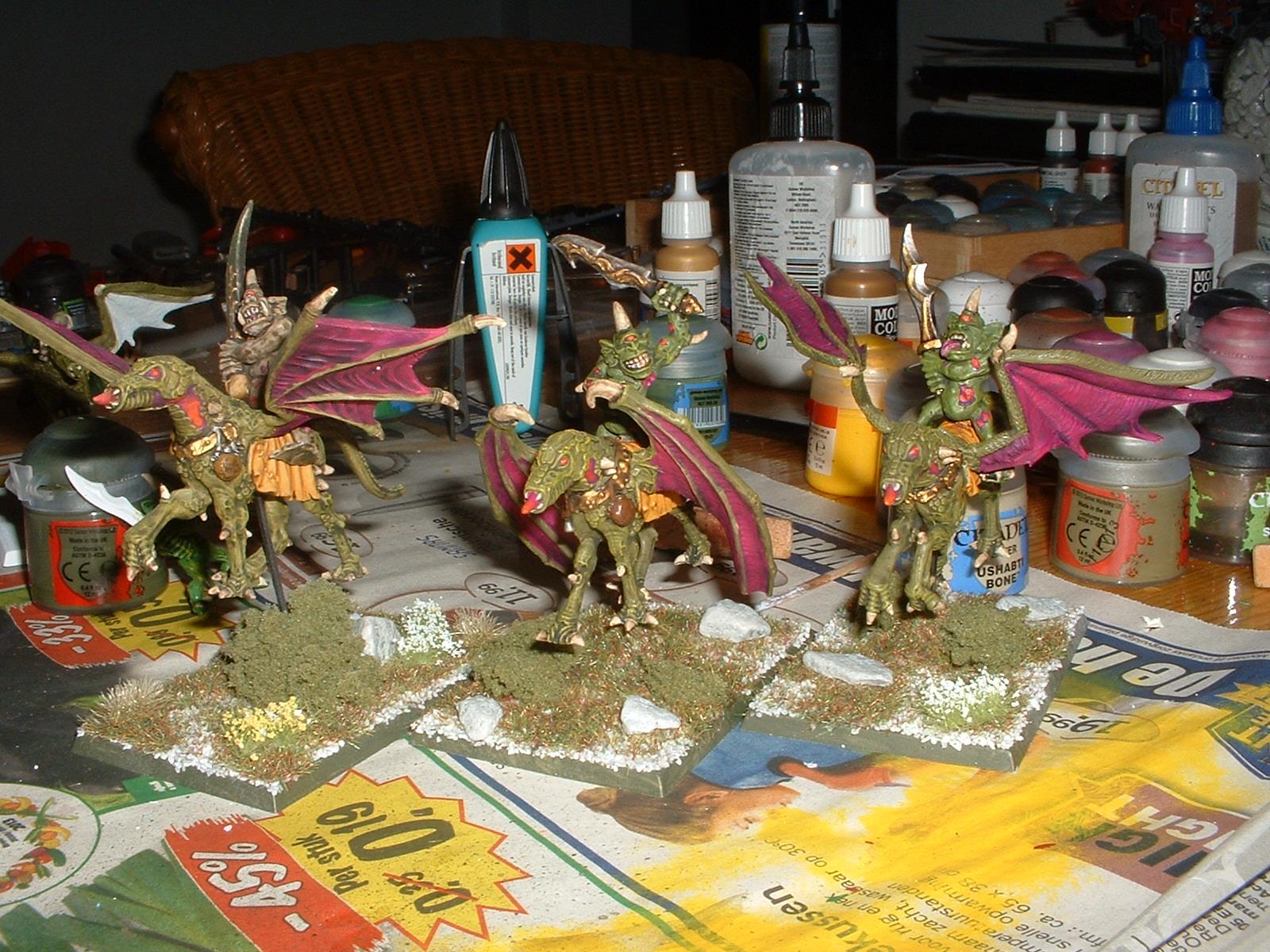 Chaos, Daemons, Nurgle, Plague Drones, Plaguebearers