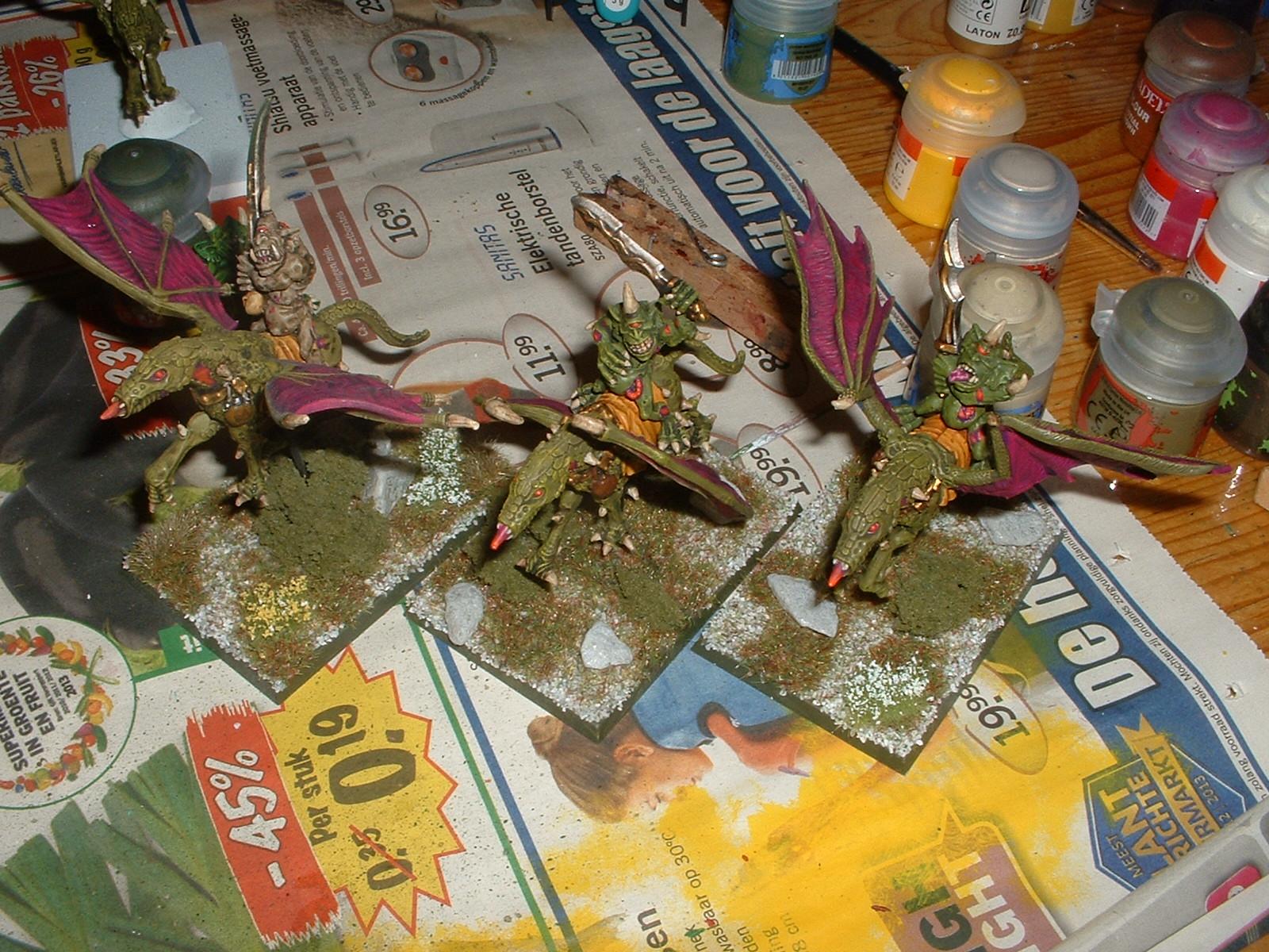 Chaos, Daemons, Nurgle, Plague Drones, Plaguebearers