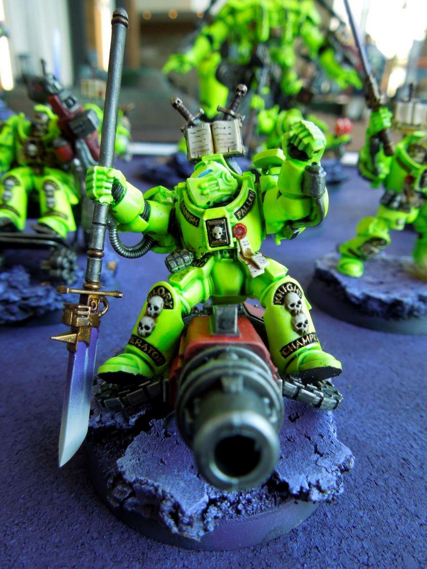 Coteaz, Draigo, Draigowing, Dreadknight, Dreadknights, Grey Knights, Humor, Neon Green, Neon Yellow, Steve