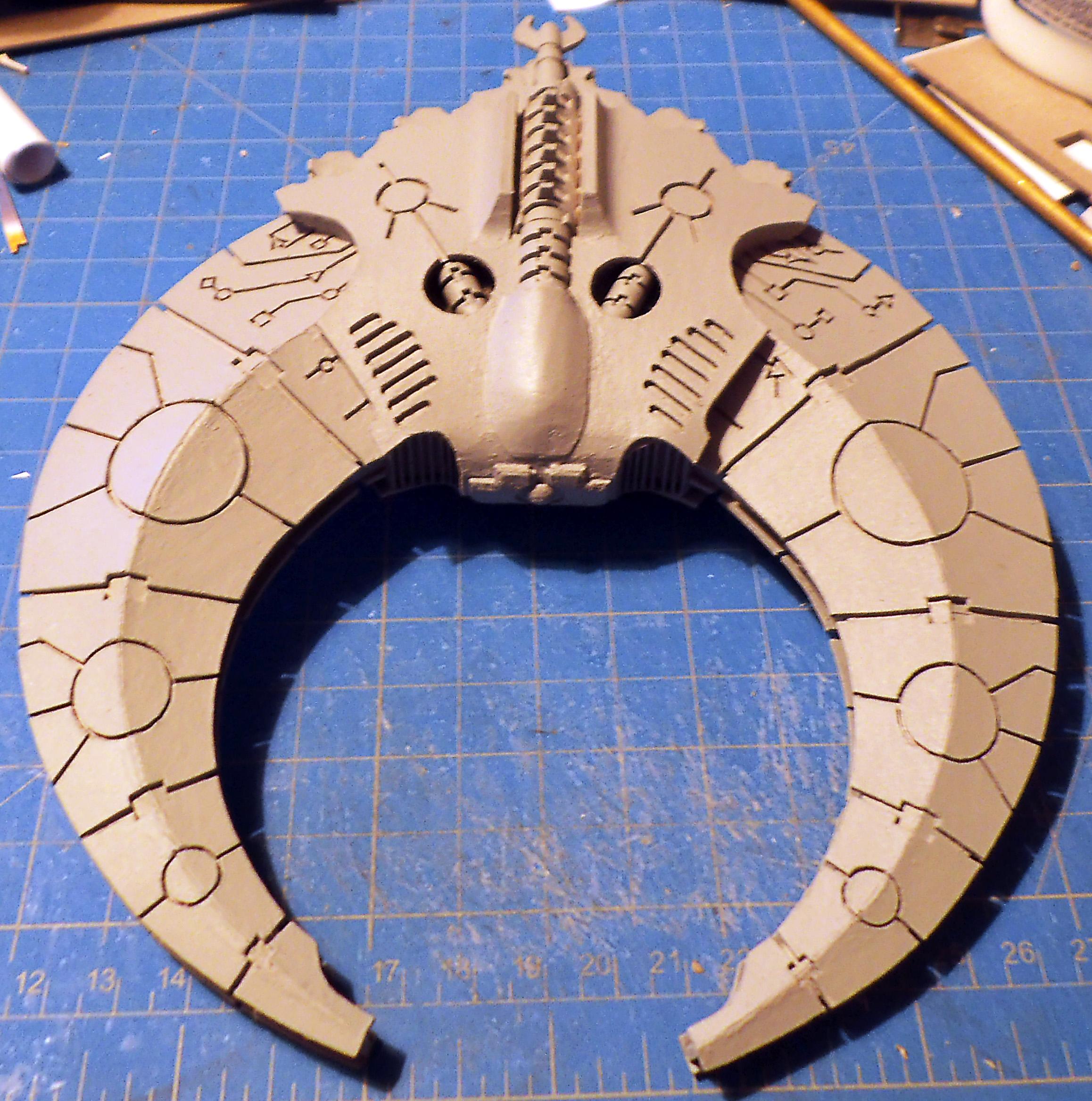 Doom, Doom Scythe, Necrons, Night, Night Scythe, Paper, Scratch, Scythe