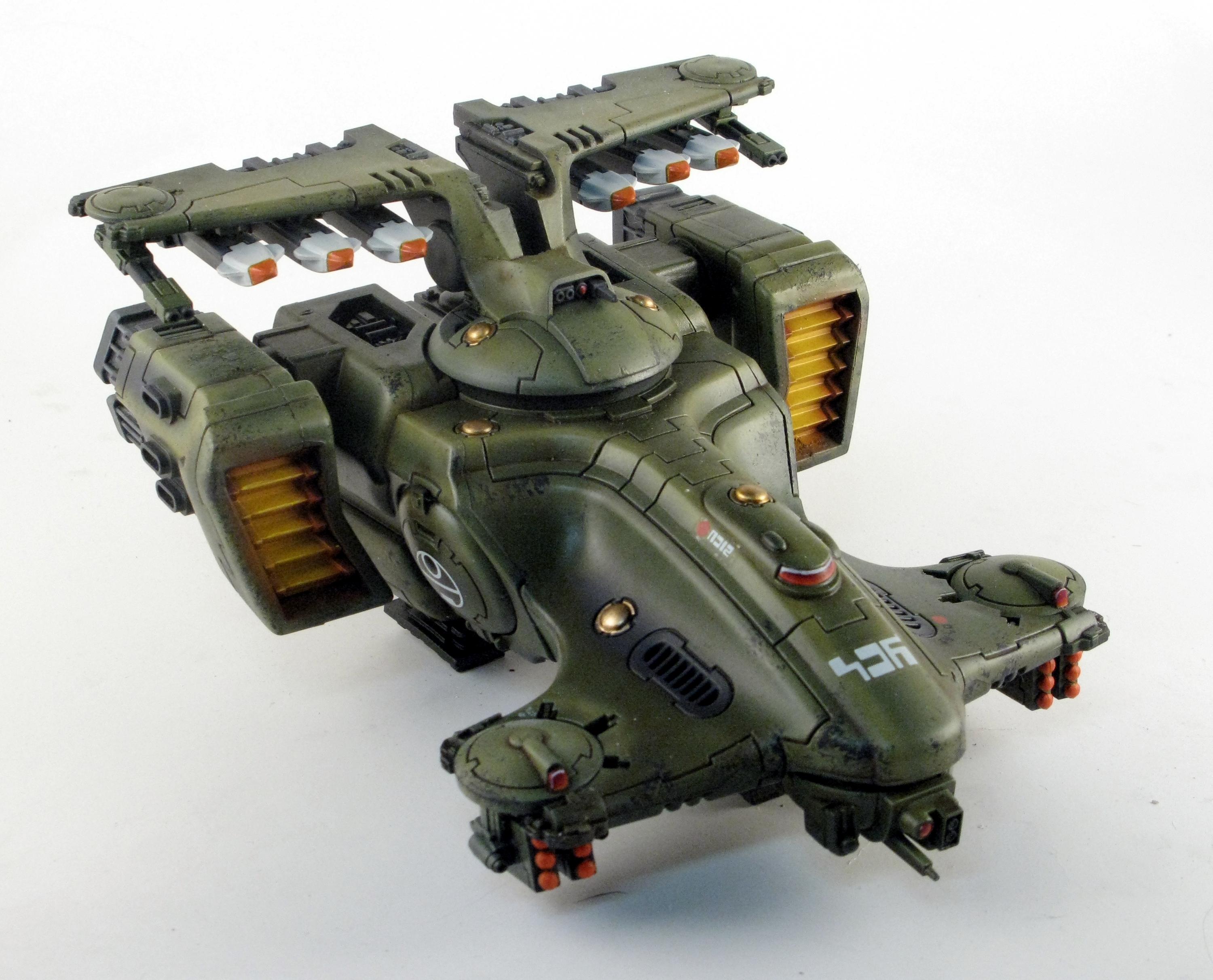 Airbrush, Blasted Wetlands, Brown, Gradient, Green, Gritty, Object Source Lighting, Secret Weapon, Skyray, Swamp, Tau, Weathered, Work In Progress