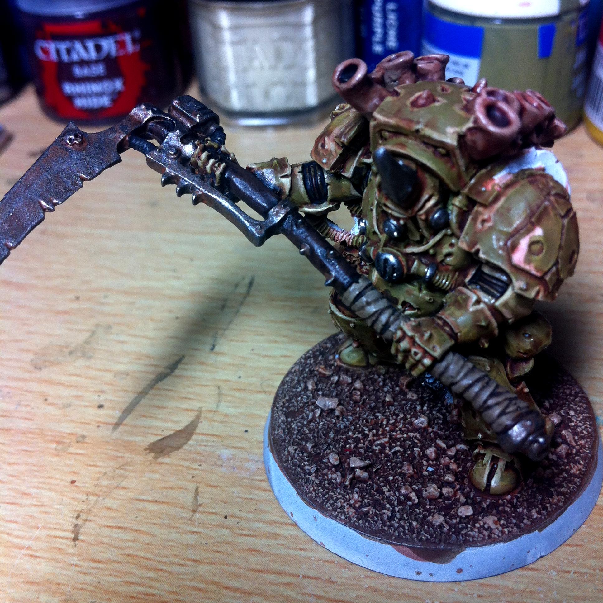Nurgle, Scythe, Terminator Armor, Typhus