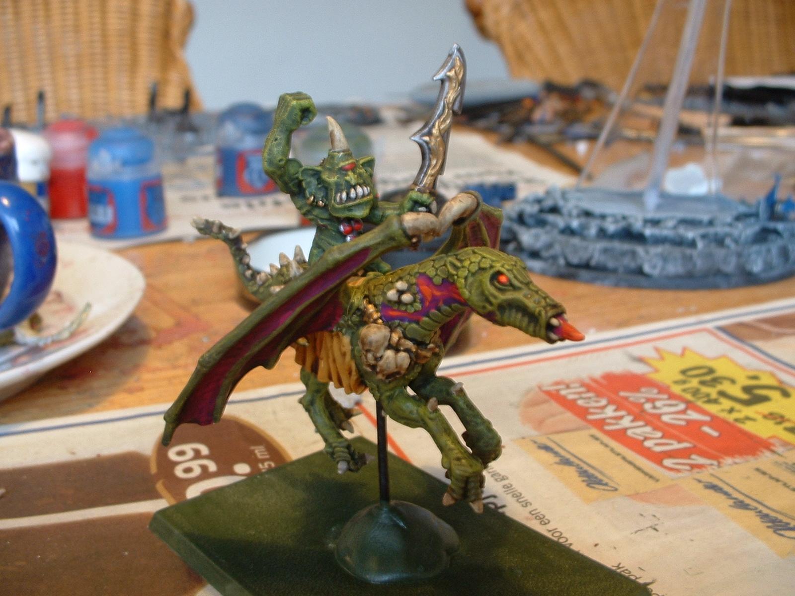 Chaos, Daemons, Nurgle, Plague Drone, Plaguebearers, Work In Progress