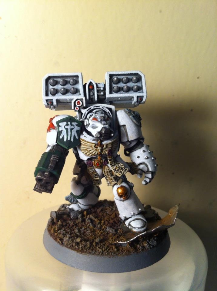Dark Angels, Deathwing, Squad, Terminator Armor, White