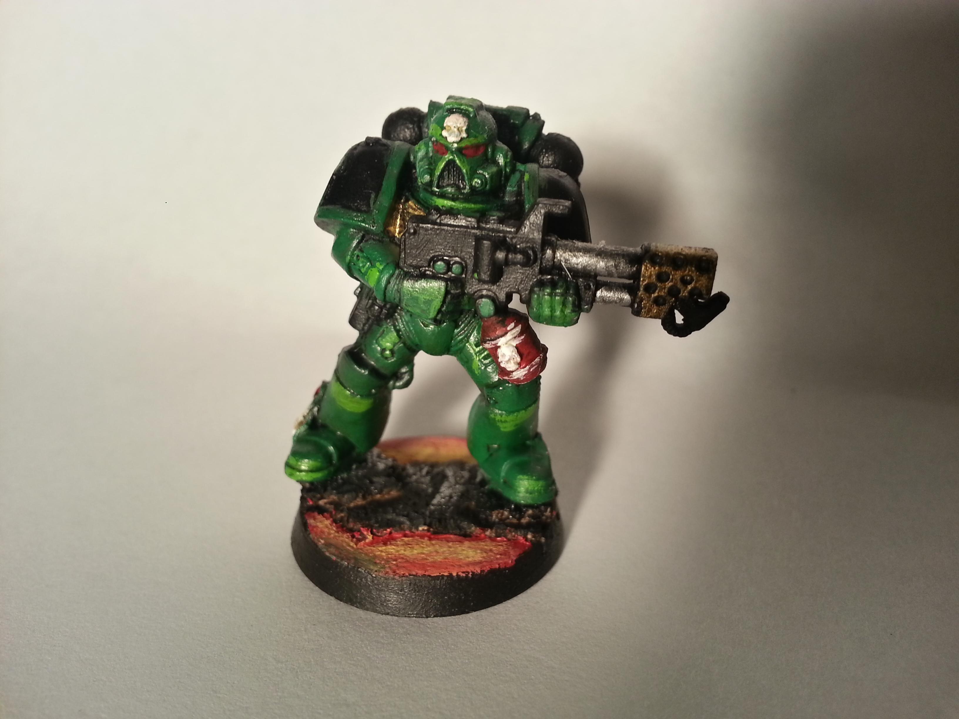 Flamer, Salamanders, Space Marines, Tactical