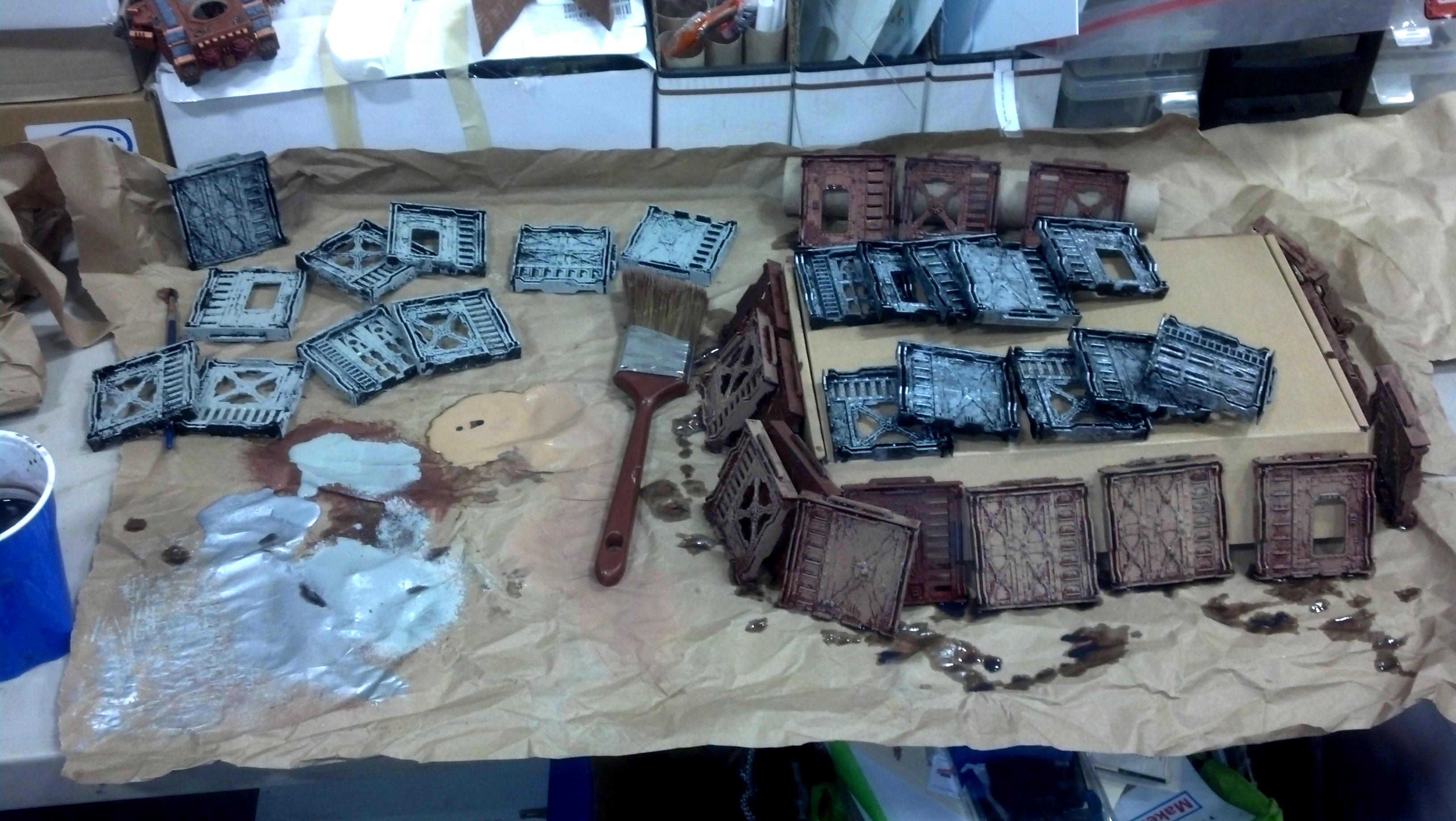 Bulkheads, Necromunda, Terrain, Work In Progress