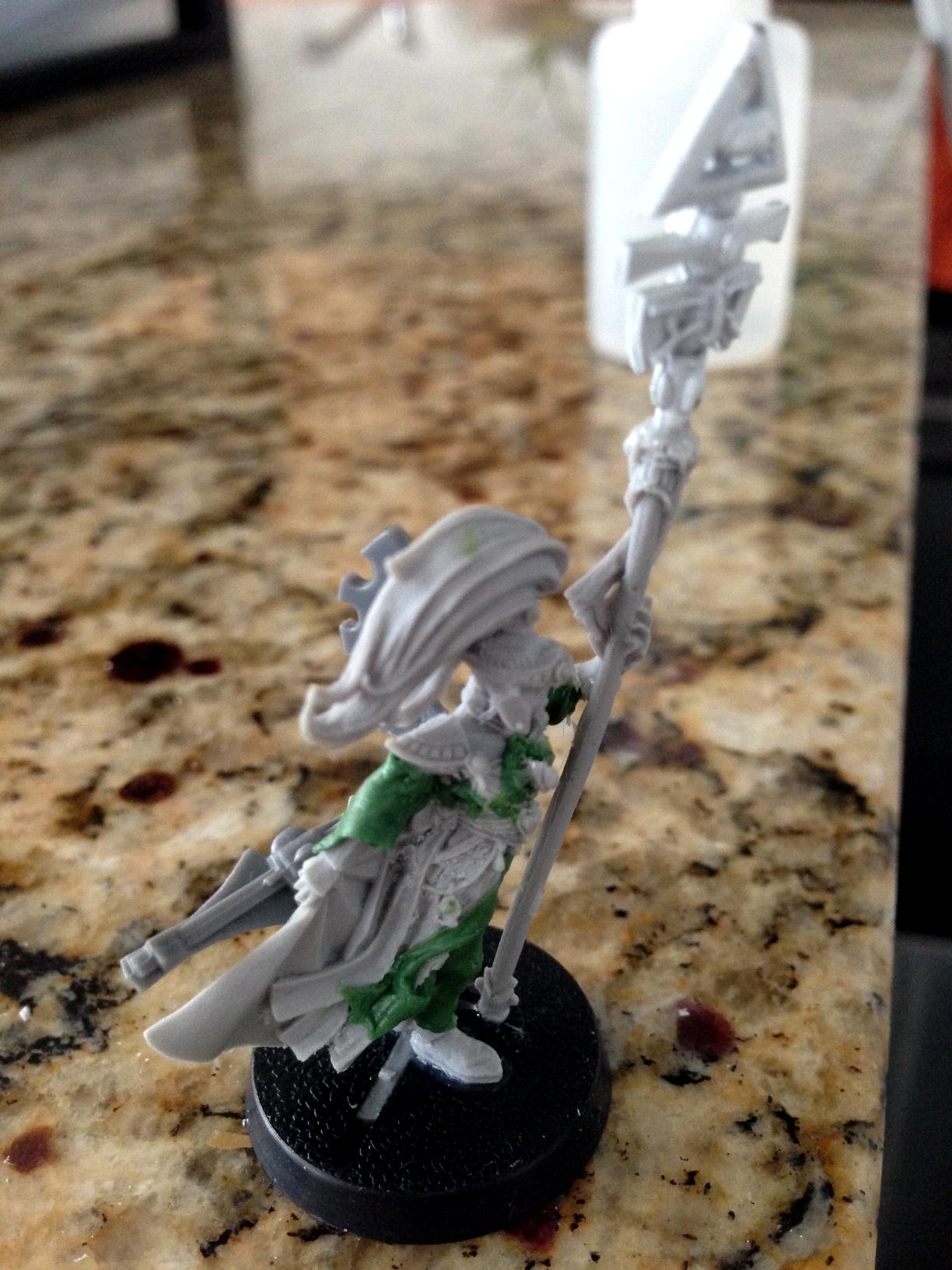 Conversion, Eldar Female Spiritseer, Eldar Female Spiritseer Conversion, Work In Progress
