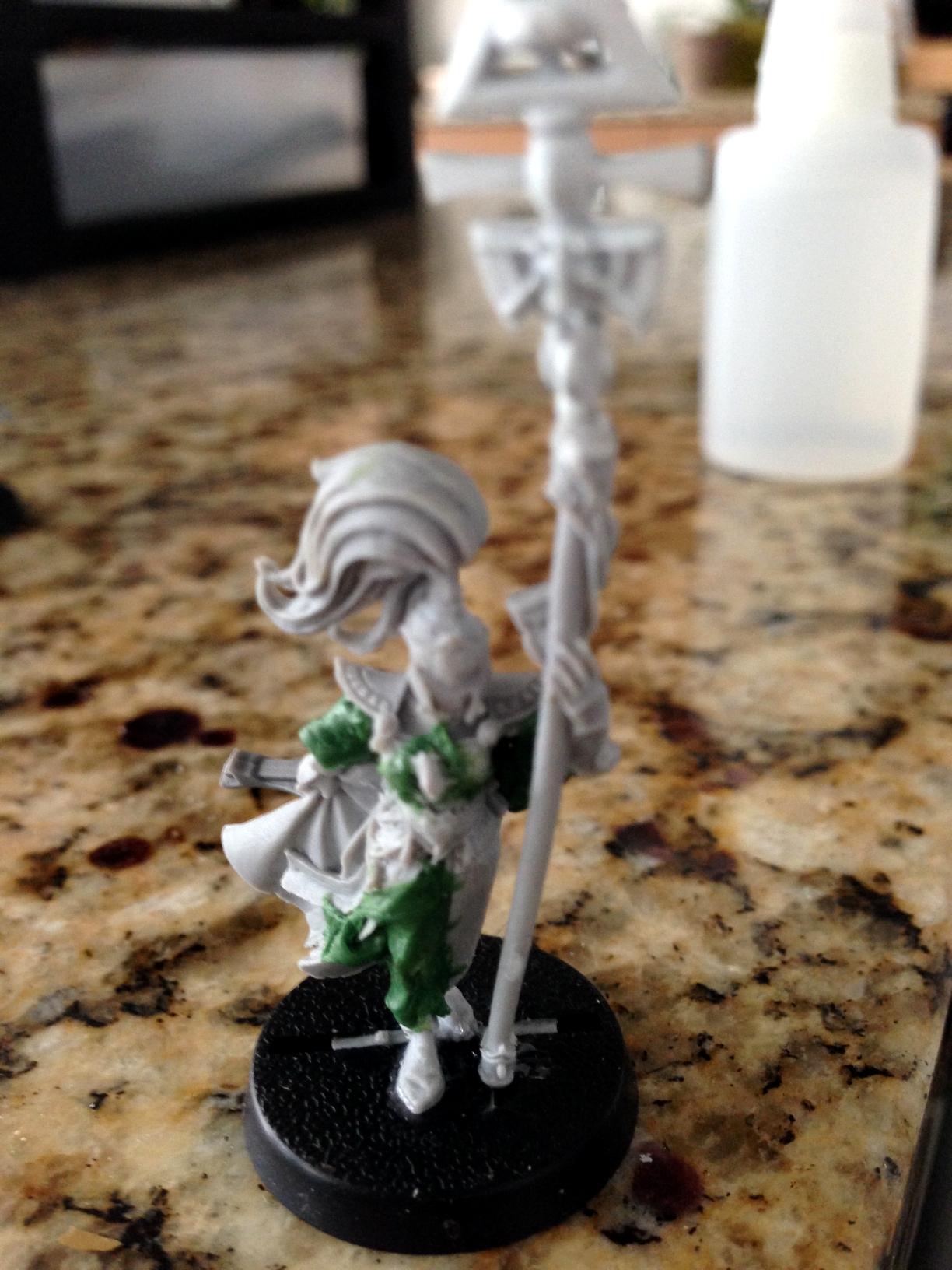Conversion, Eldar Female Spiritseer, Eldar Female Spiritseer Conversion, Work In Progress