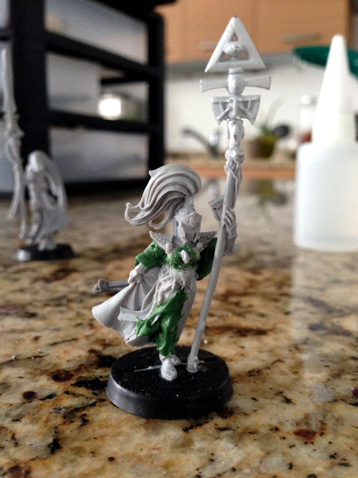 Conversion, Eldar Female Spiritseer, Eldar Female Spiritseer Conversion, Work In Progress
