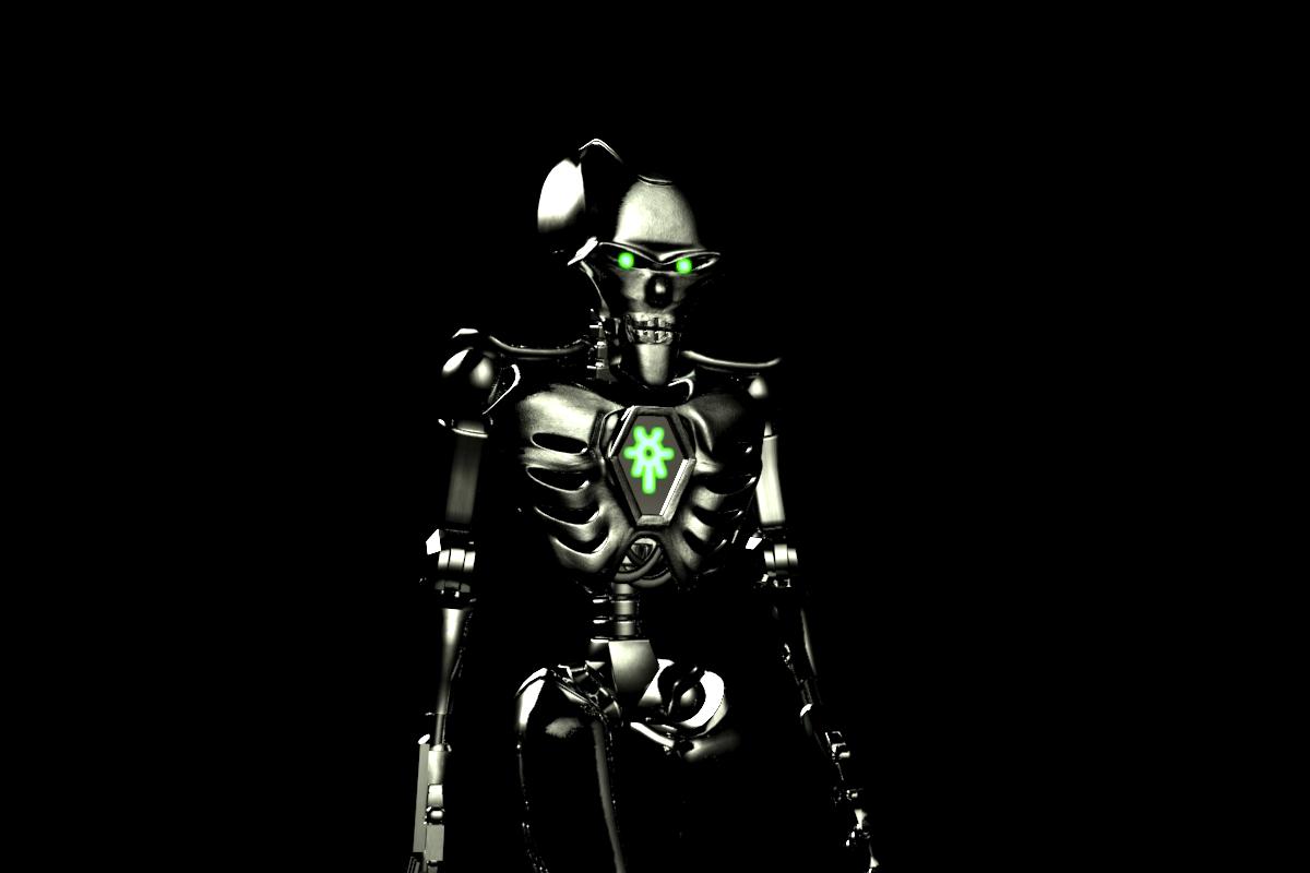 Necron out for a walk