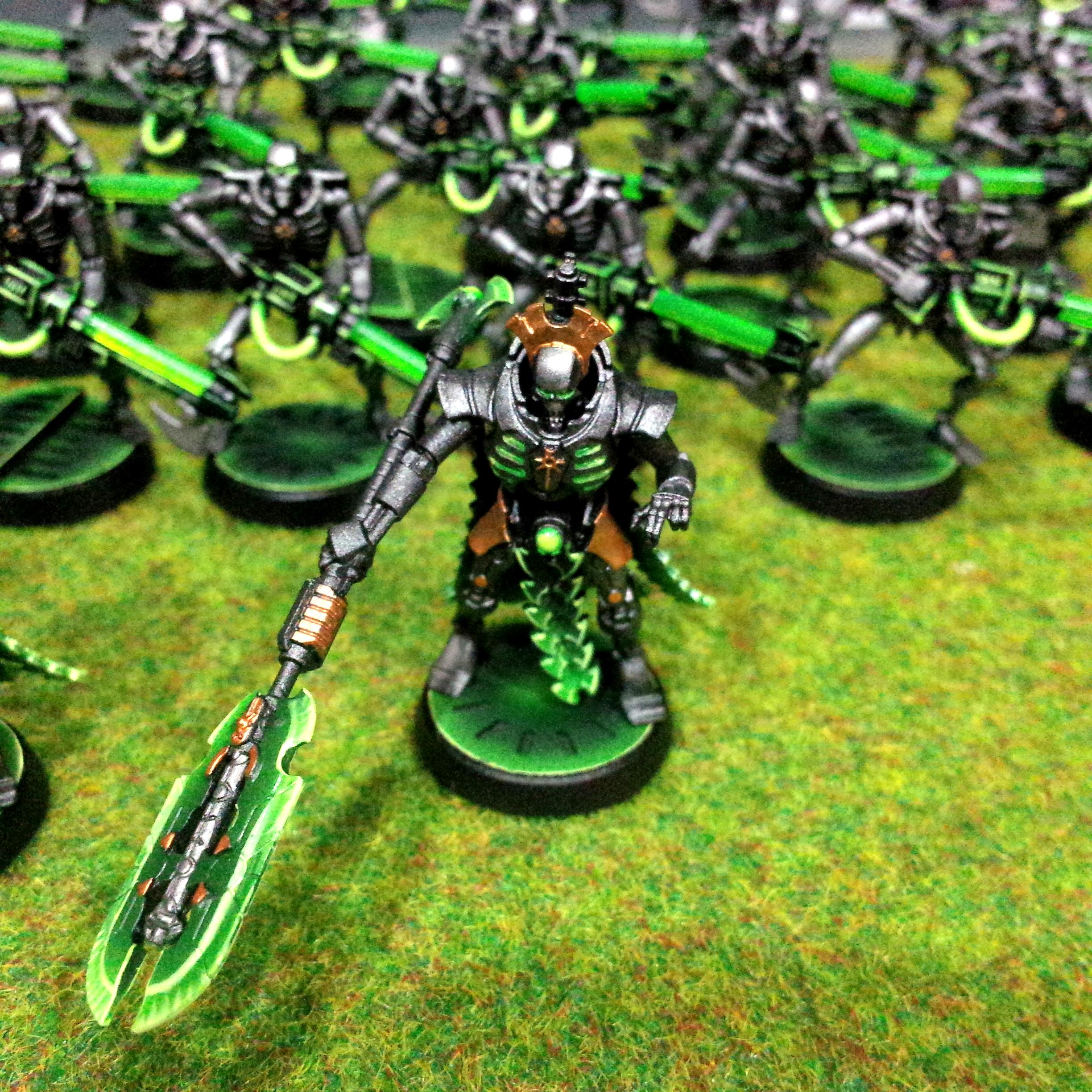 Necrons, Overlord, Warriors, Warscythe Conversion
