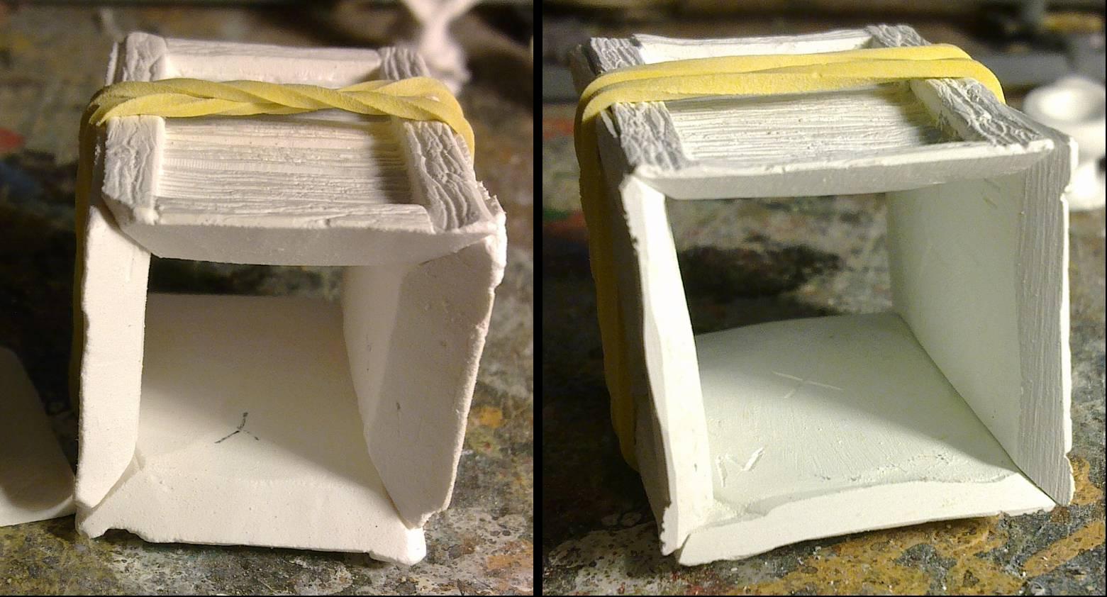Plaster cast Vs Putty cast thickness