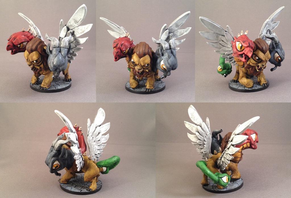 Chibi, Chimera, Dungeon, Impact! Miniatures