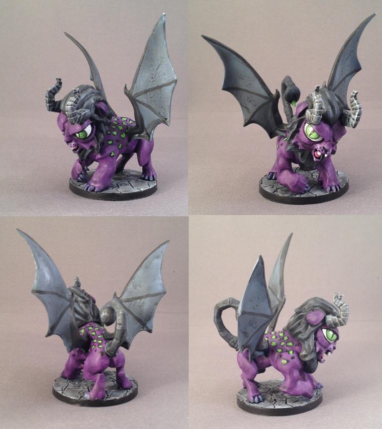 Chibi, Dungeon, Impact! Miniatures, Manticore