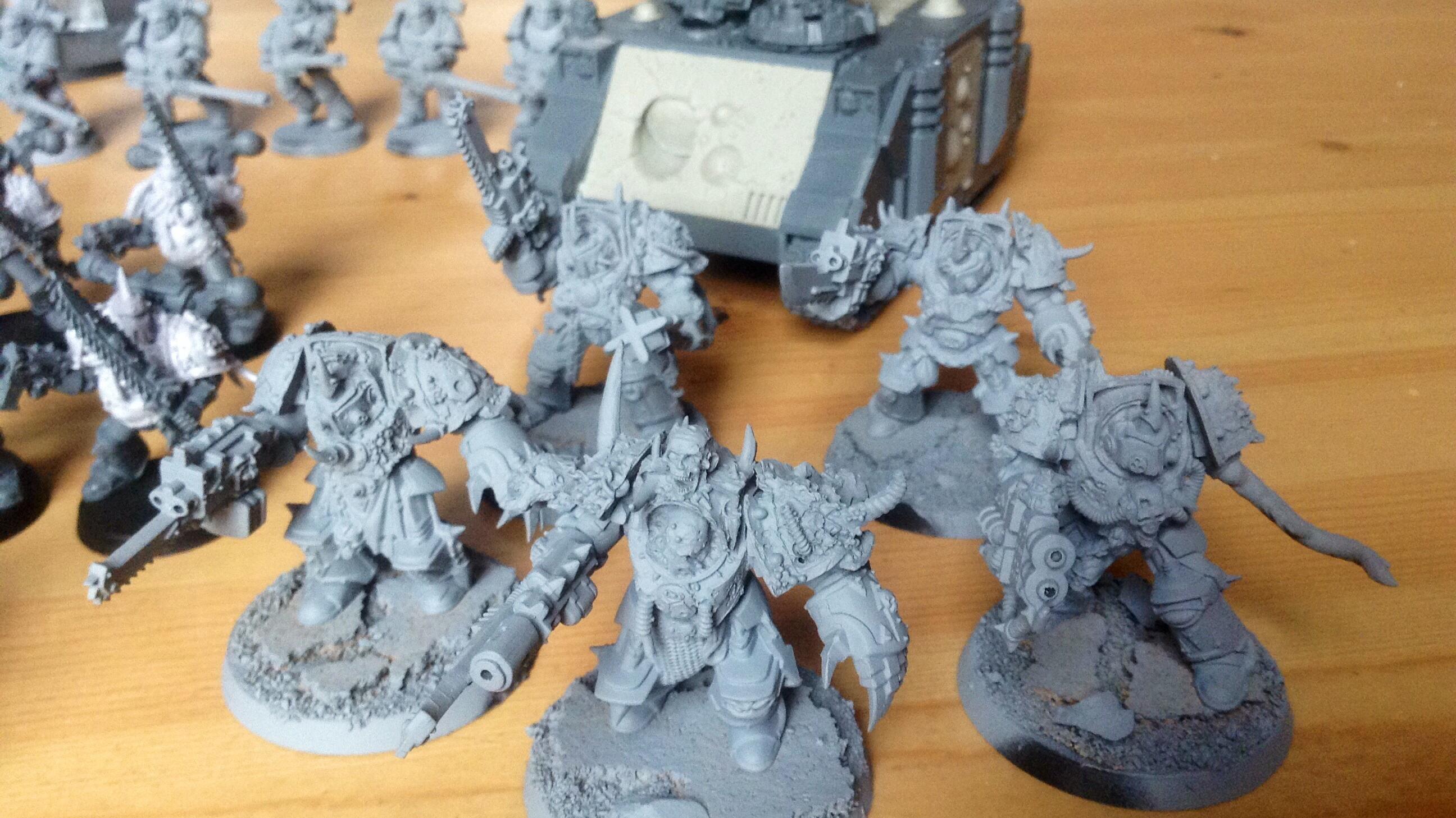 Army, Chaos, Death Guard, Nurgle, Warhammer 40,000, Work In Progress