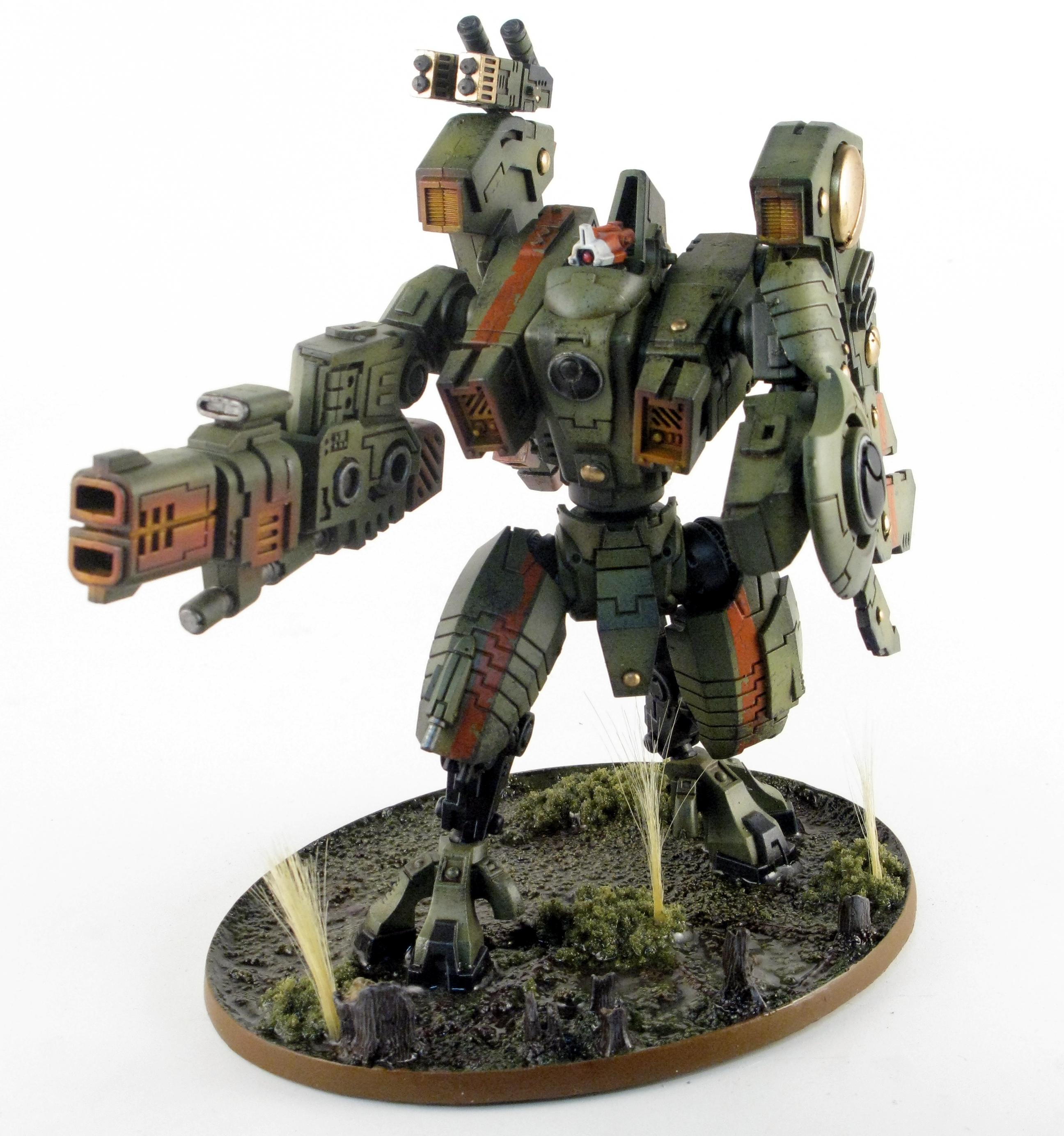 Airbrush, Blasted Wetlands, Brown, Gradient, Green, Gritty, Object Source Lighting, Riptide, Secret Weapon, Swamp, Tau, Weathered, Work In Progress