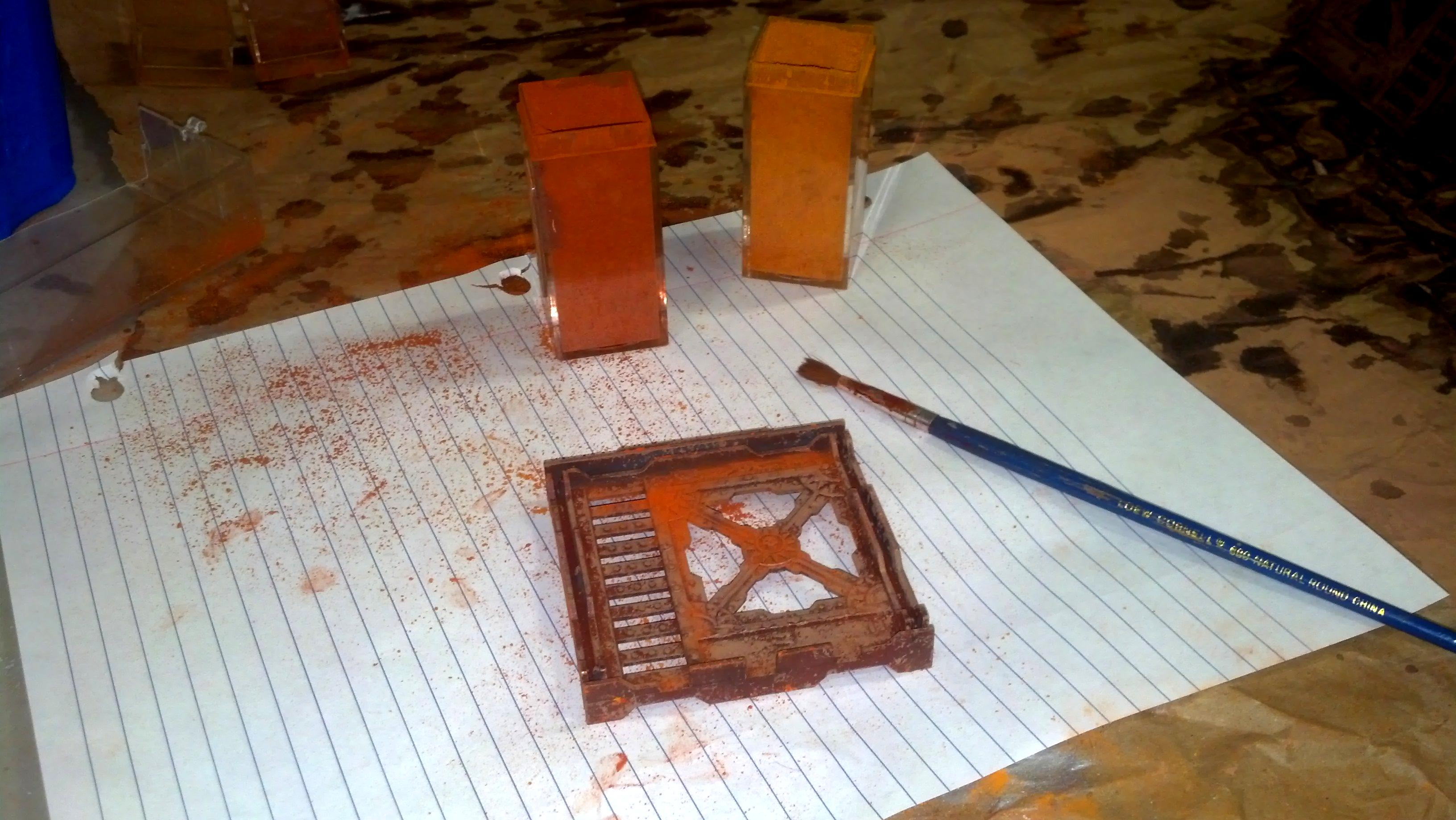 Bulkheads, Necromunda, Rust, Terrain, Work In Progress