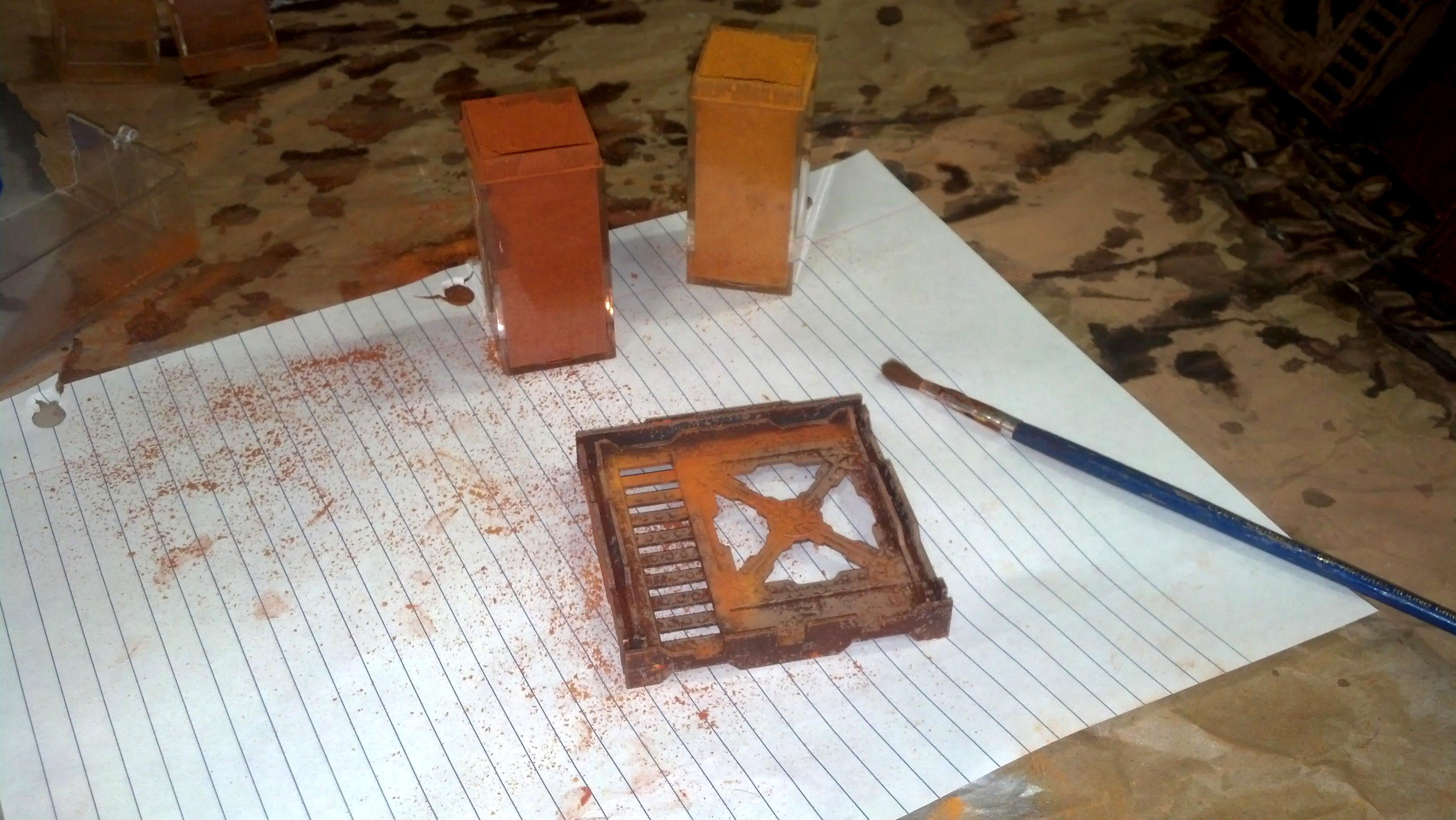 Bulkheads, Necromunda, Rust, Terrain, Work In Progress