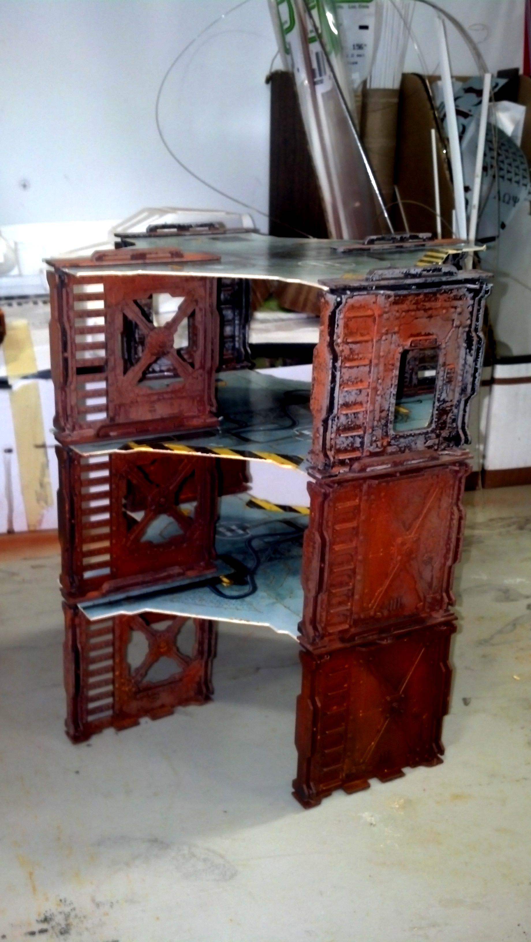 Bulkheads, Necromunda, Rust, Terrain, Work In Progress
