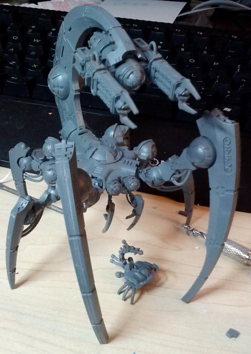 Necrons, Triarch Stalker, Work In Progress