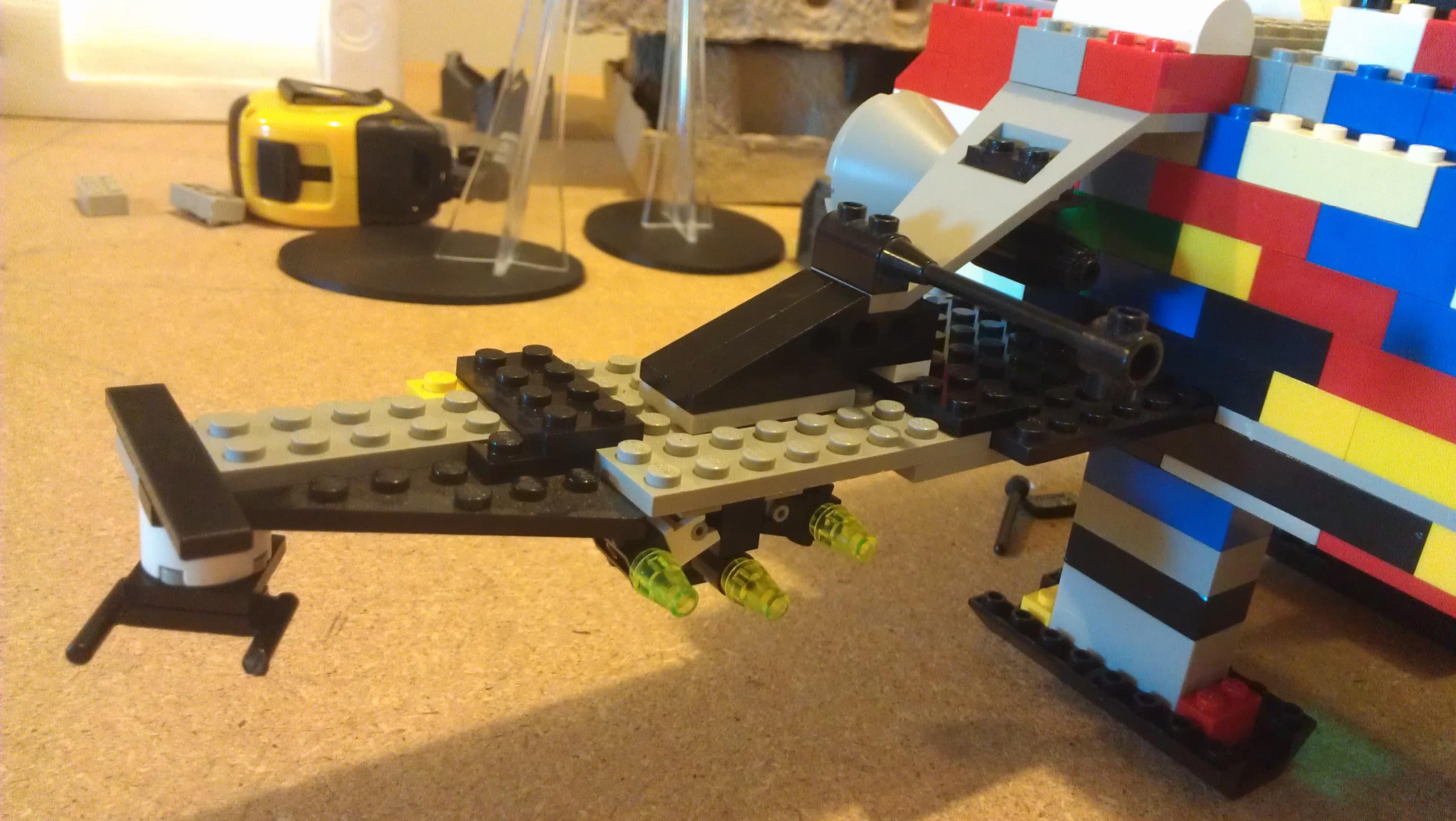 Lego, Scratch Build, Space Marines, Space Wolves, Thunderhawk, Warhammer 40,000
