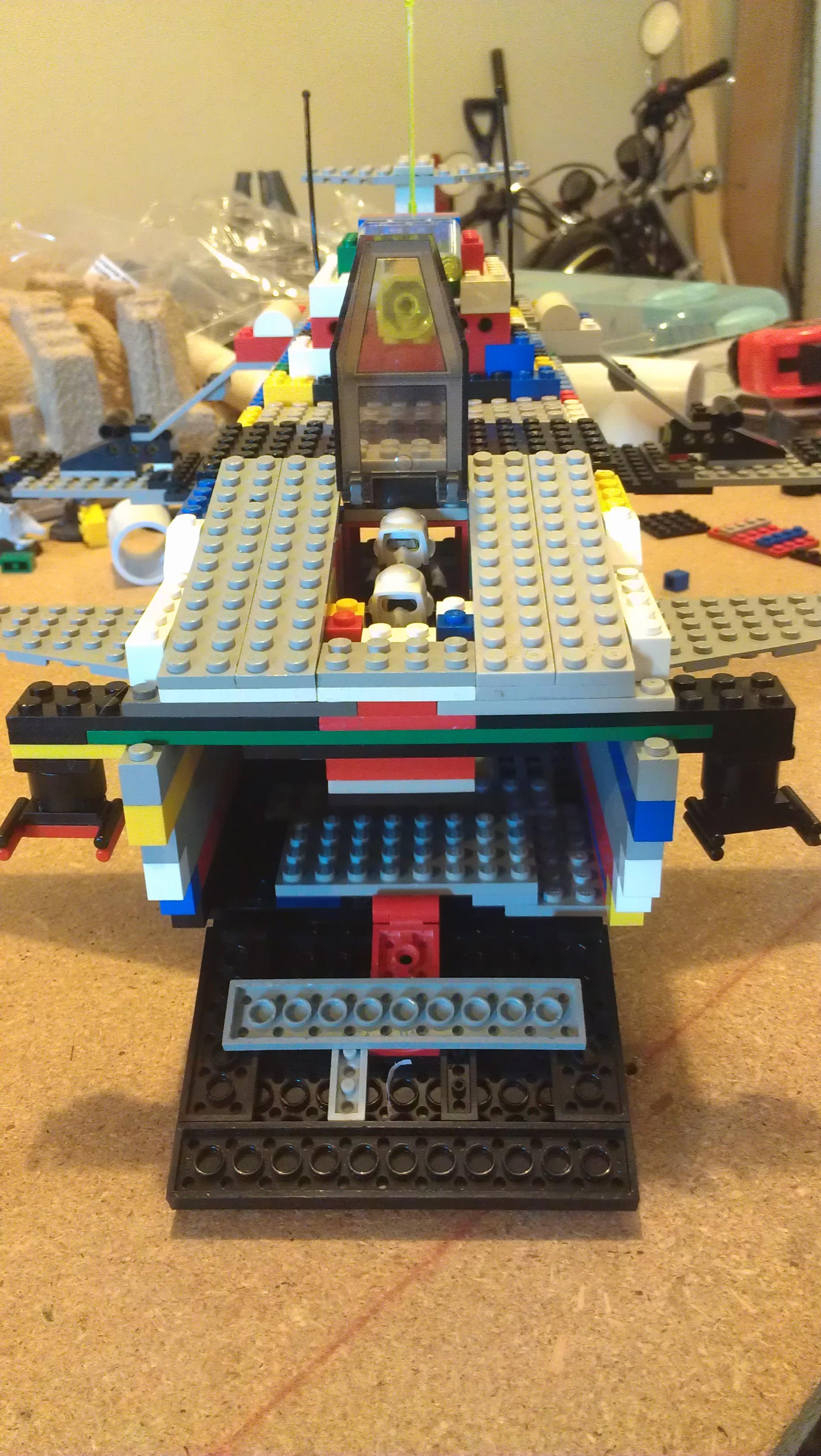 Lego, Scratch Build, Space Marines, Space Wolves, Thunderhawk, Warhammer 40,000