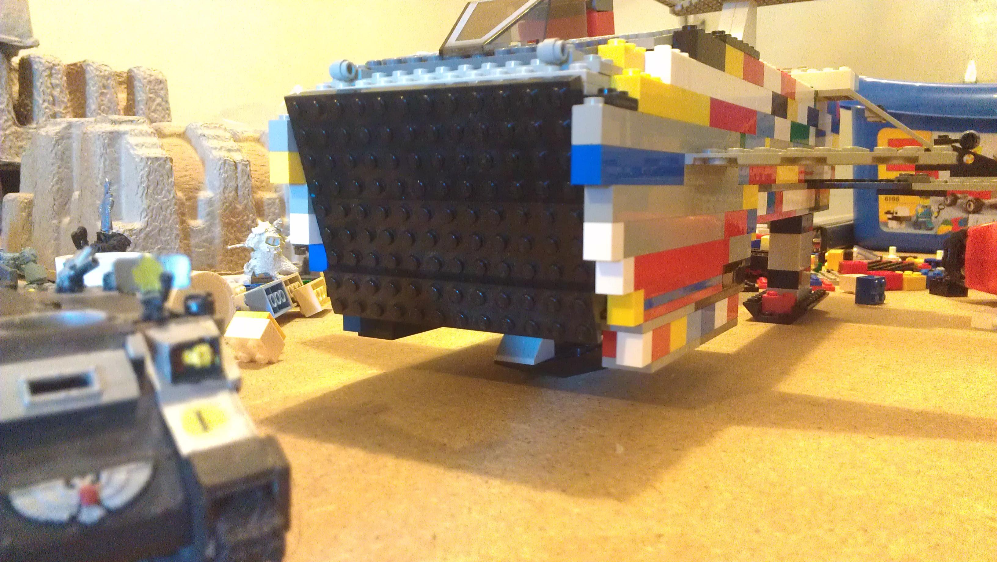 Lego, Scratch Build, Space Marines, Space Wolves, Thunderhawk, Warhammer 40,000