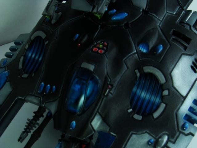 close up of the engines