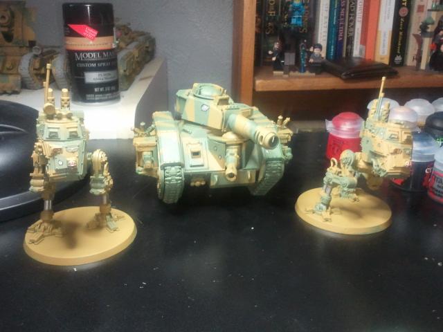 Ink washes, basing, and names. These bad boys will be ready to wreck shop!