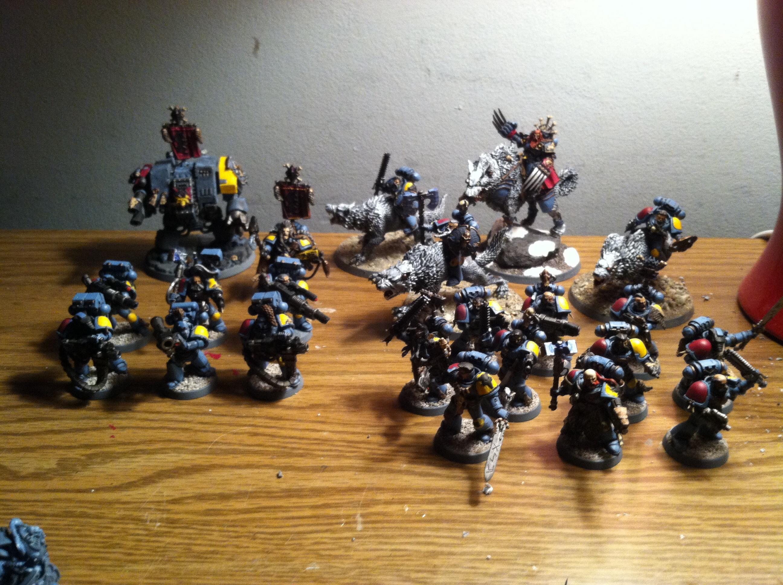 Space wolves army