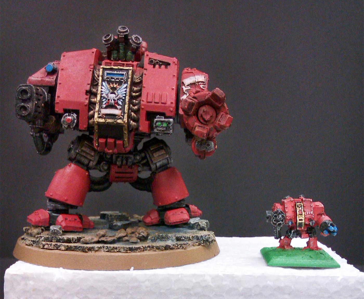 Blood Angels, Dreadnought, Epic, Vehicle, Work In Progress