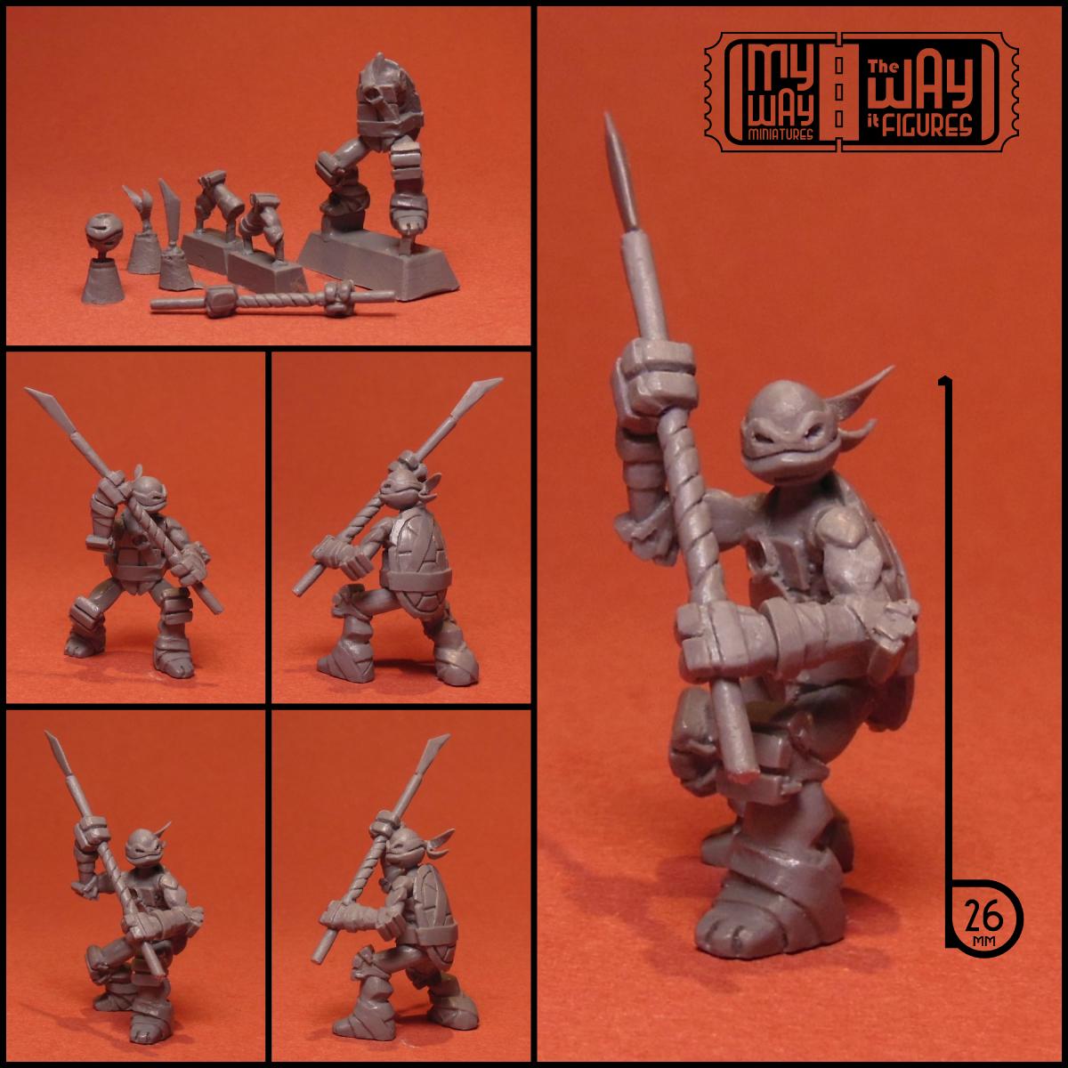 28mm, Assembly, Donatello, Tmnt
