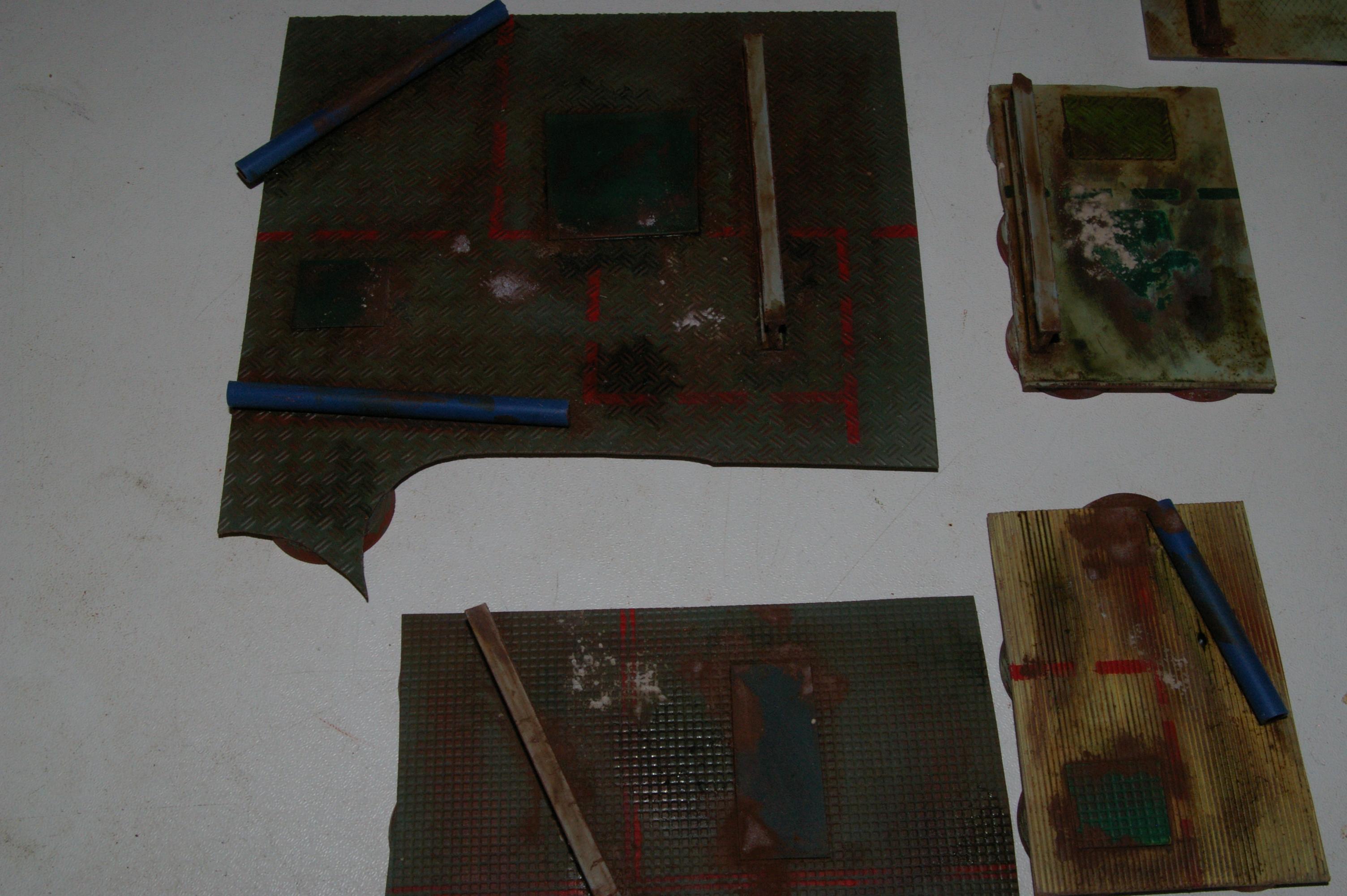 Weathering powders added