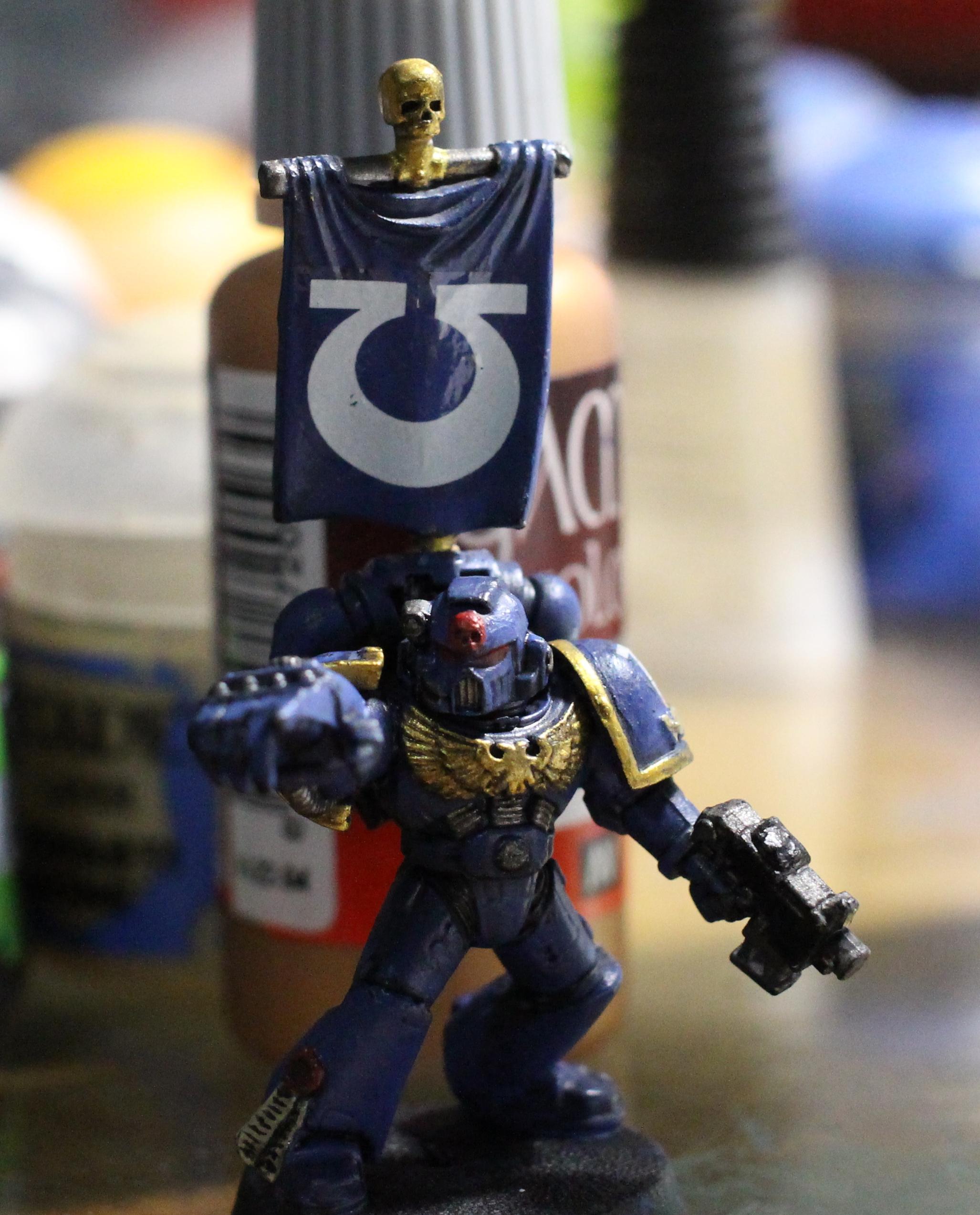 Sergeant, Space Marines, Ultramarines, Warhammer 40,000
