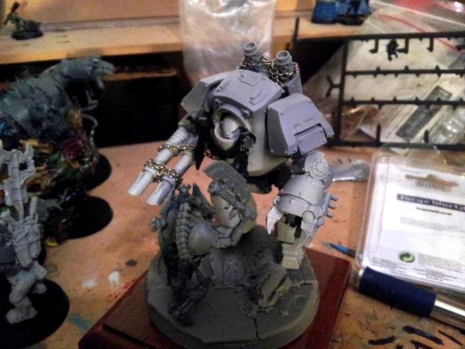 Chaos Space Marines, Contemptor Dreadnought, Forge World, Horus Heresy, Lychguard, Necrons, Warhammer 40,000, Work In Progress