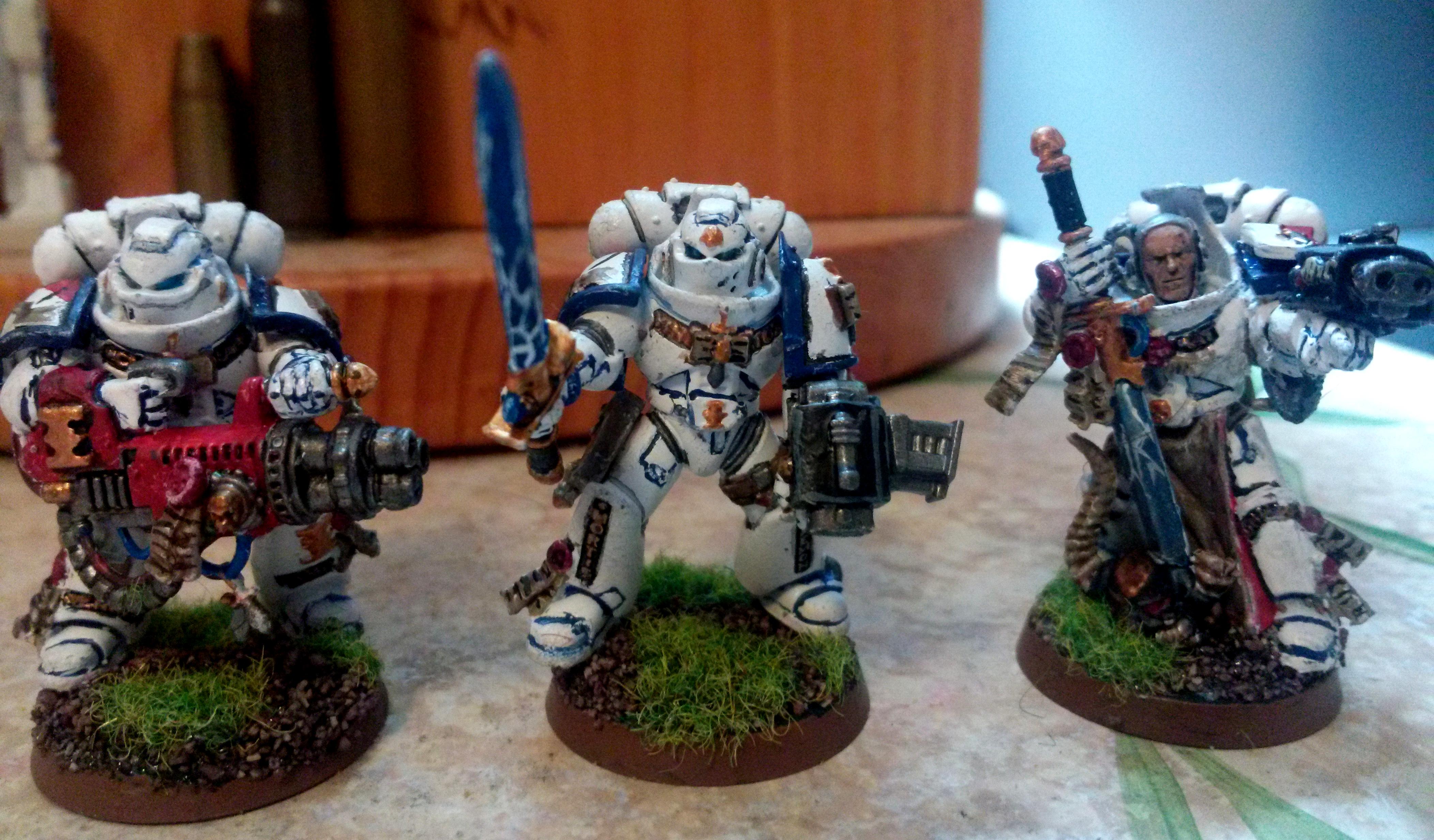 Different Colors, Grey Knights, Painting, White Knights