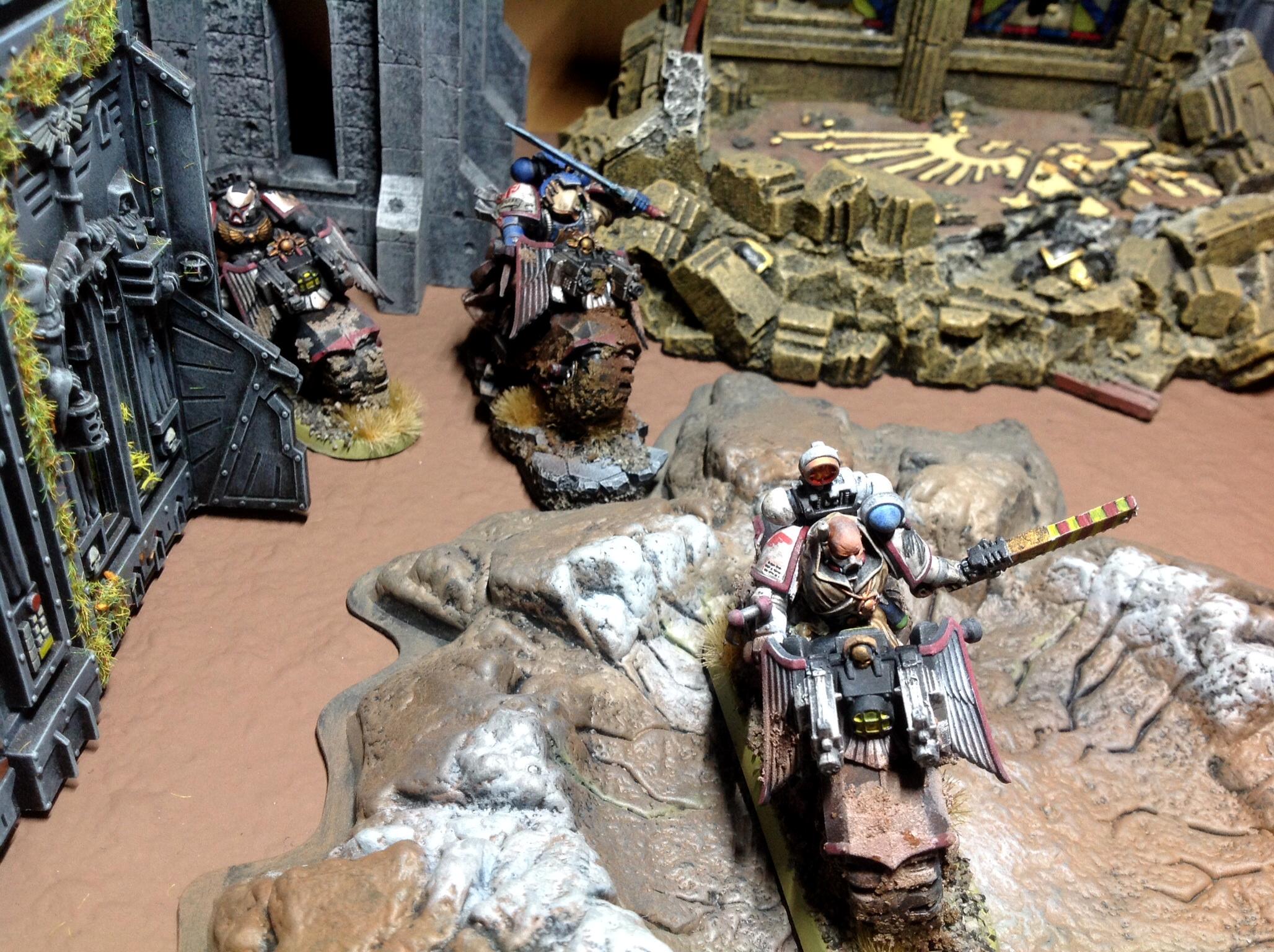 Apothecary, Bike, Raven Guard, Scriptor, Space Marines, Veteran, War40k, Warhammer 40,000