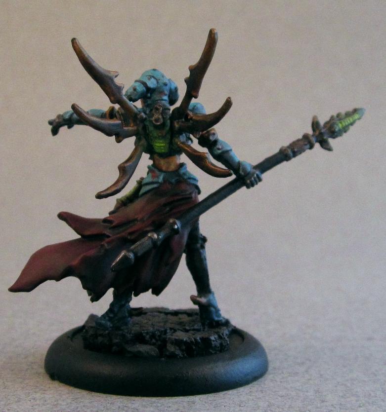 Cryx, Deneghra, Object Source Lighting, Rusty, Warcaster, Warmachine