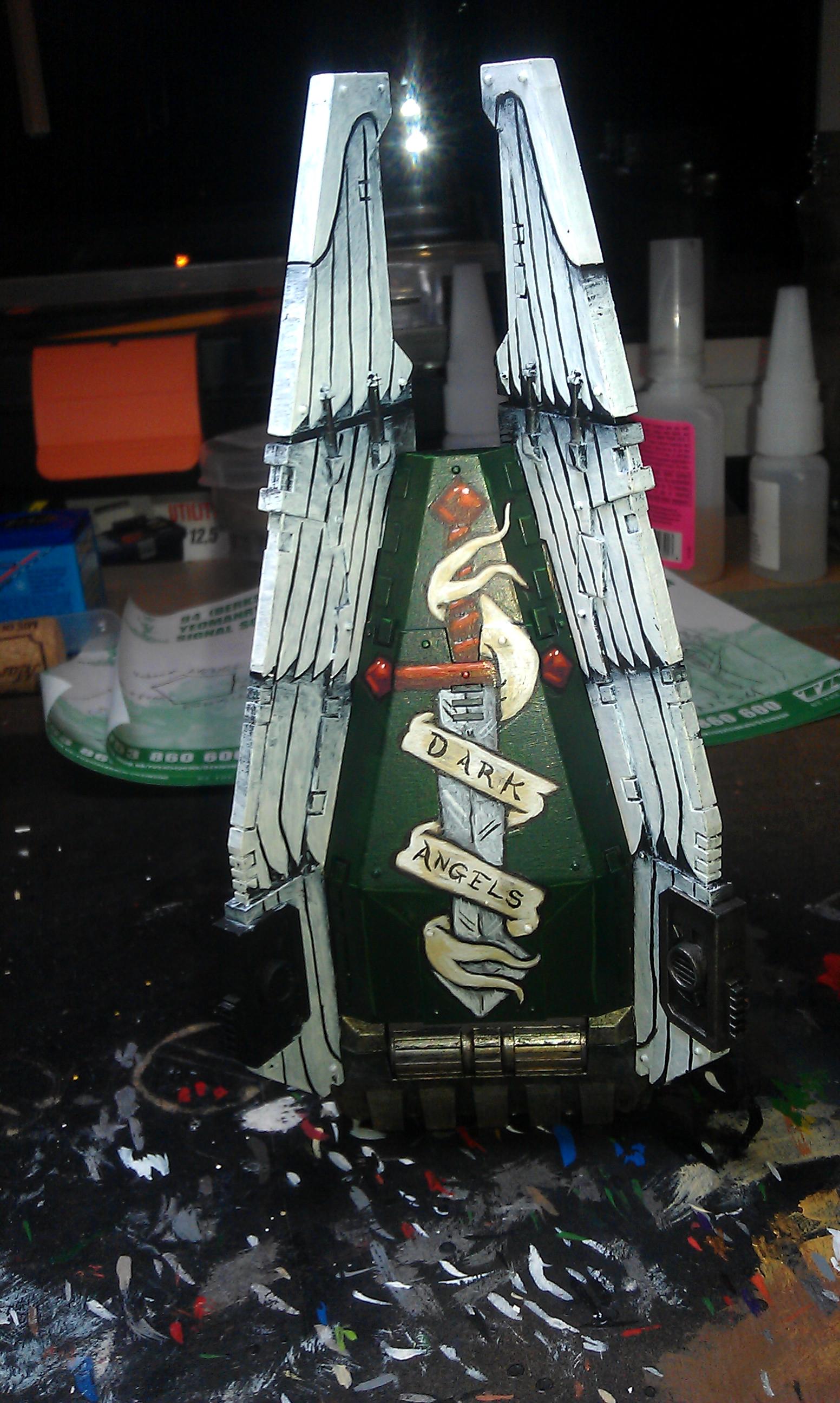 Dark Angels, Drop Pod, Freehand, Warhammer 40,000